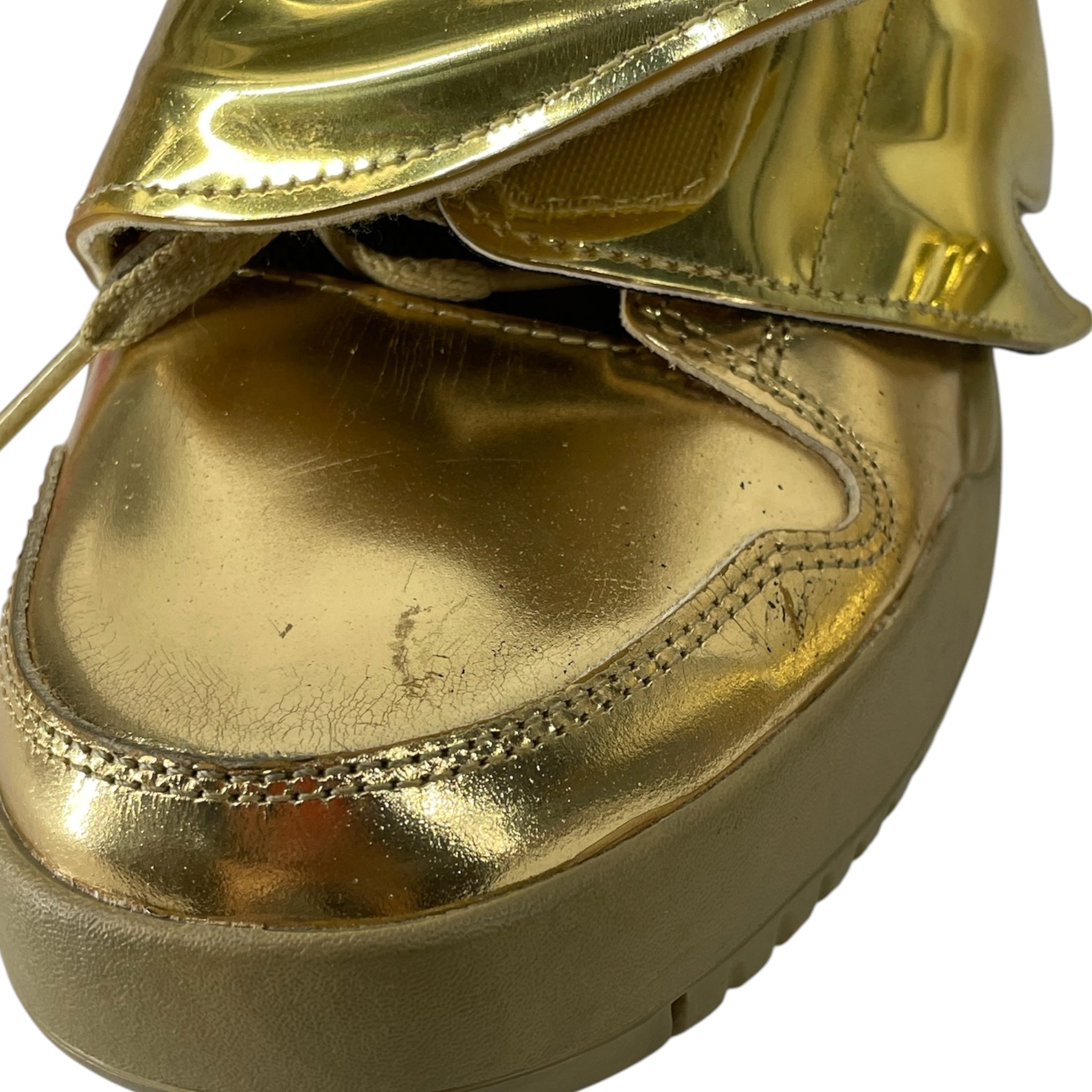 adidas/JEREMY SCOTT/Hi-Sneakers/US 7/Leather/GLD/WINGS 3.0 GOLD view 8