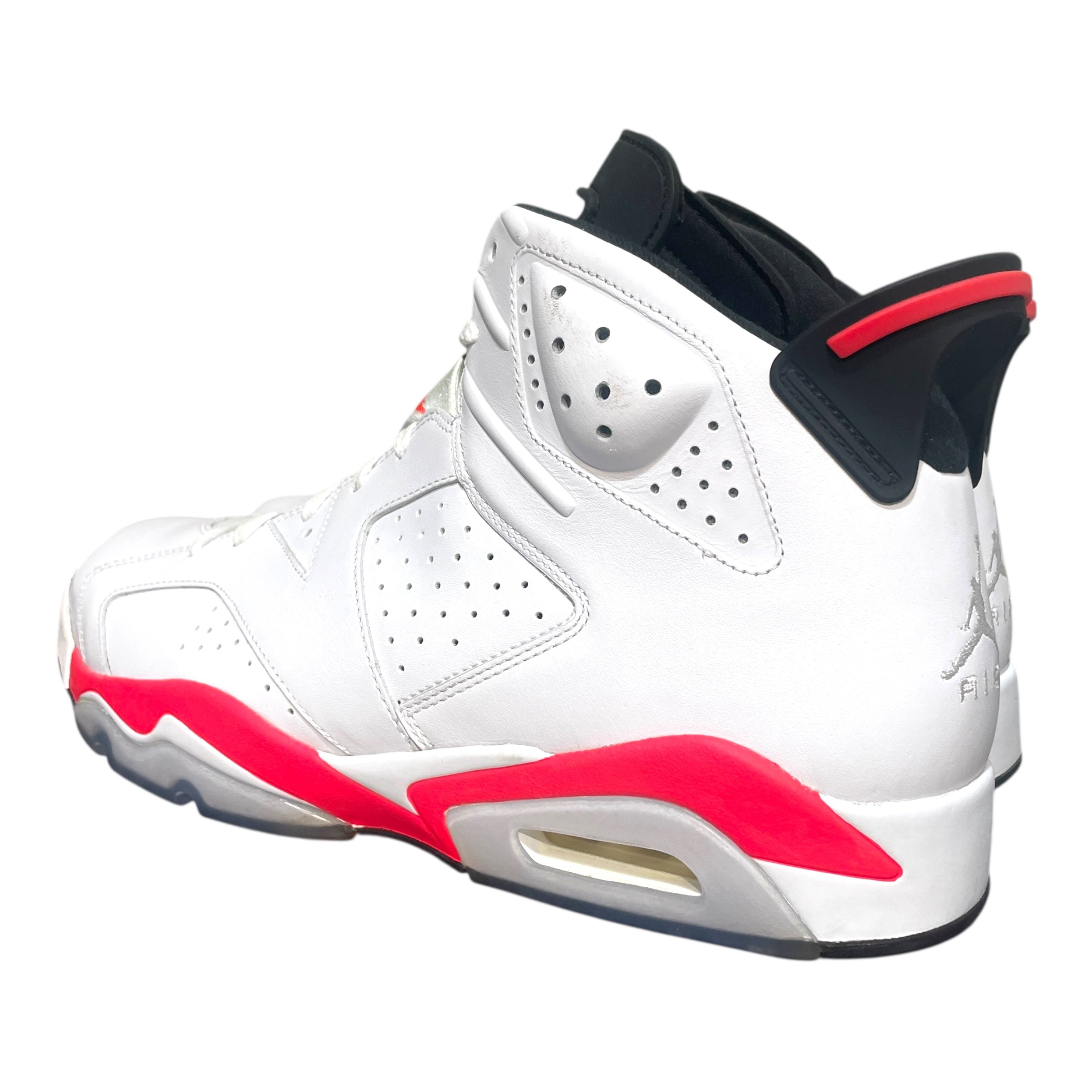 NIKE/Hi-Sneakers/US 14/Leather/WHT/Jordan 6 WHite infaread view 3