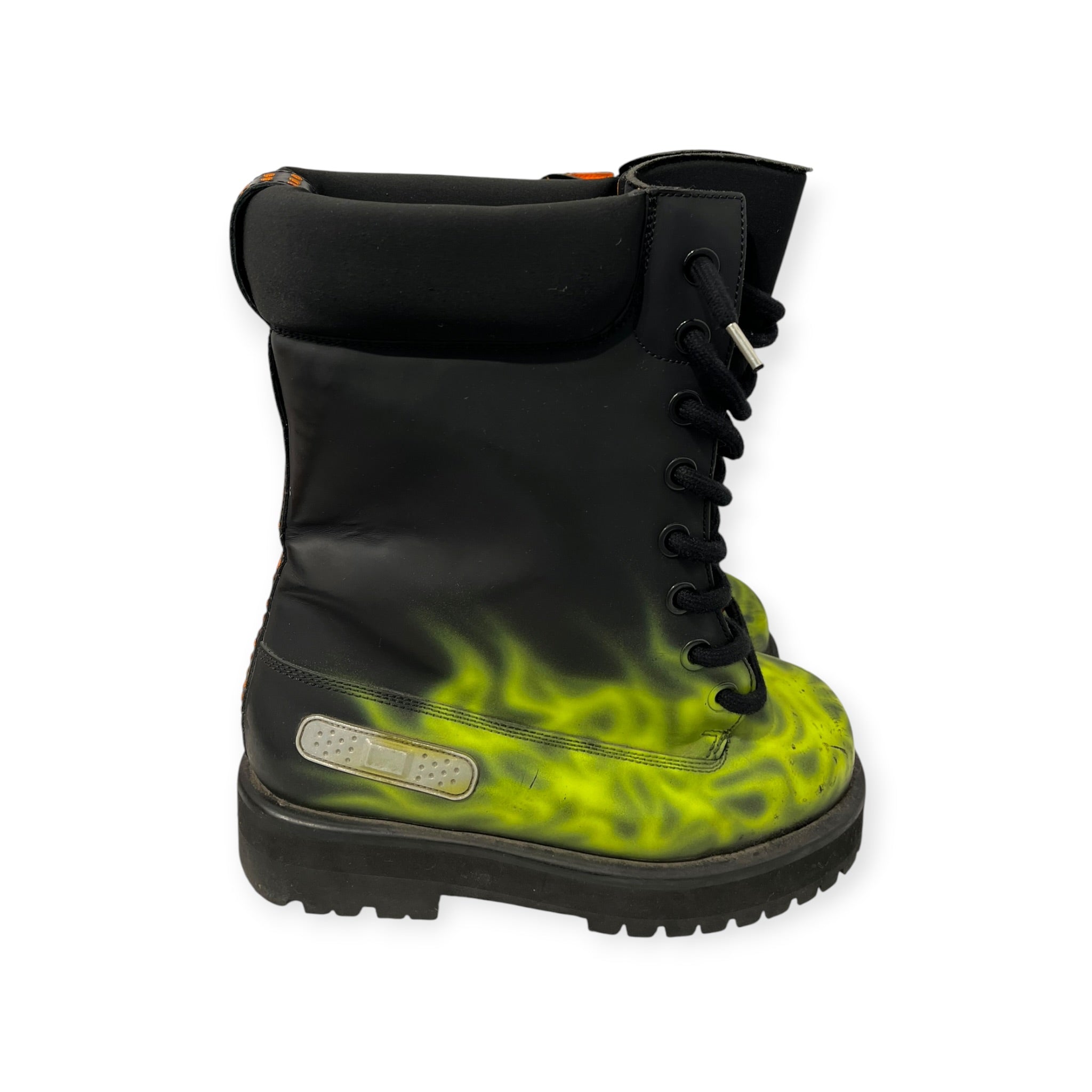PDF/Boots/US 10/BLK/GREEN SMOKE ON TOE BOX view 4