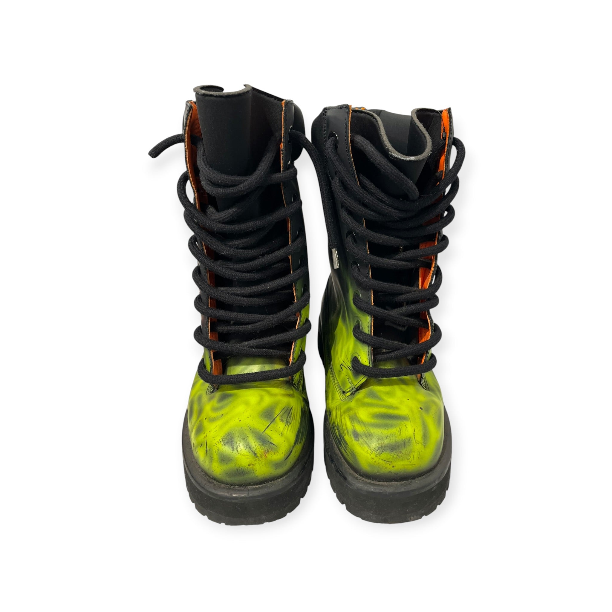 PDF/Boots/US 10/BLK/GREEN SMOKE ON TOE BOX view 6