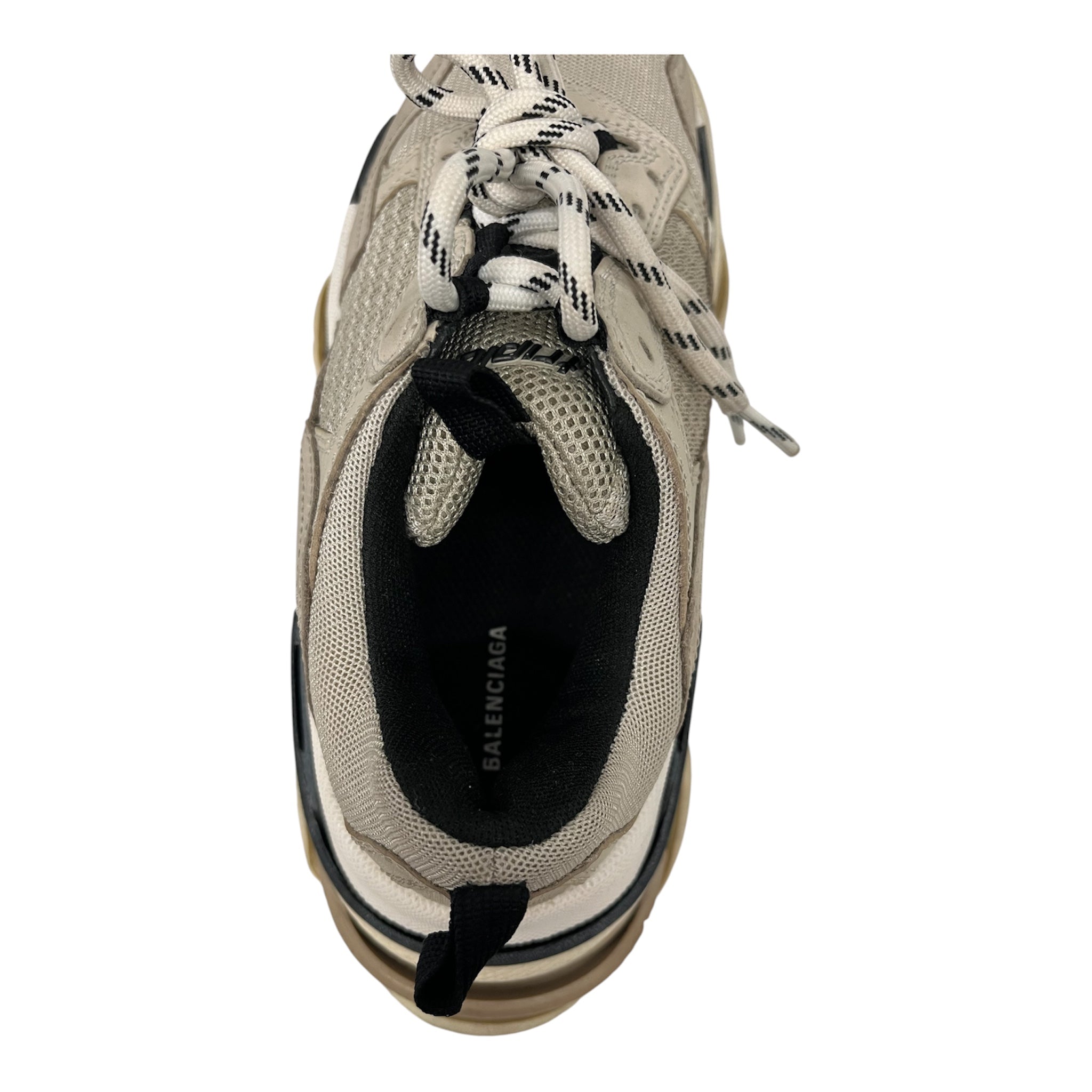 BALENCIAGA/Low-Sneakers/EU 38/Cotton/BEG/Chunky Heel/TRIPLE S TRAINER view 4