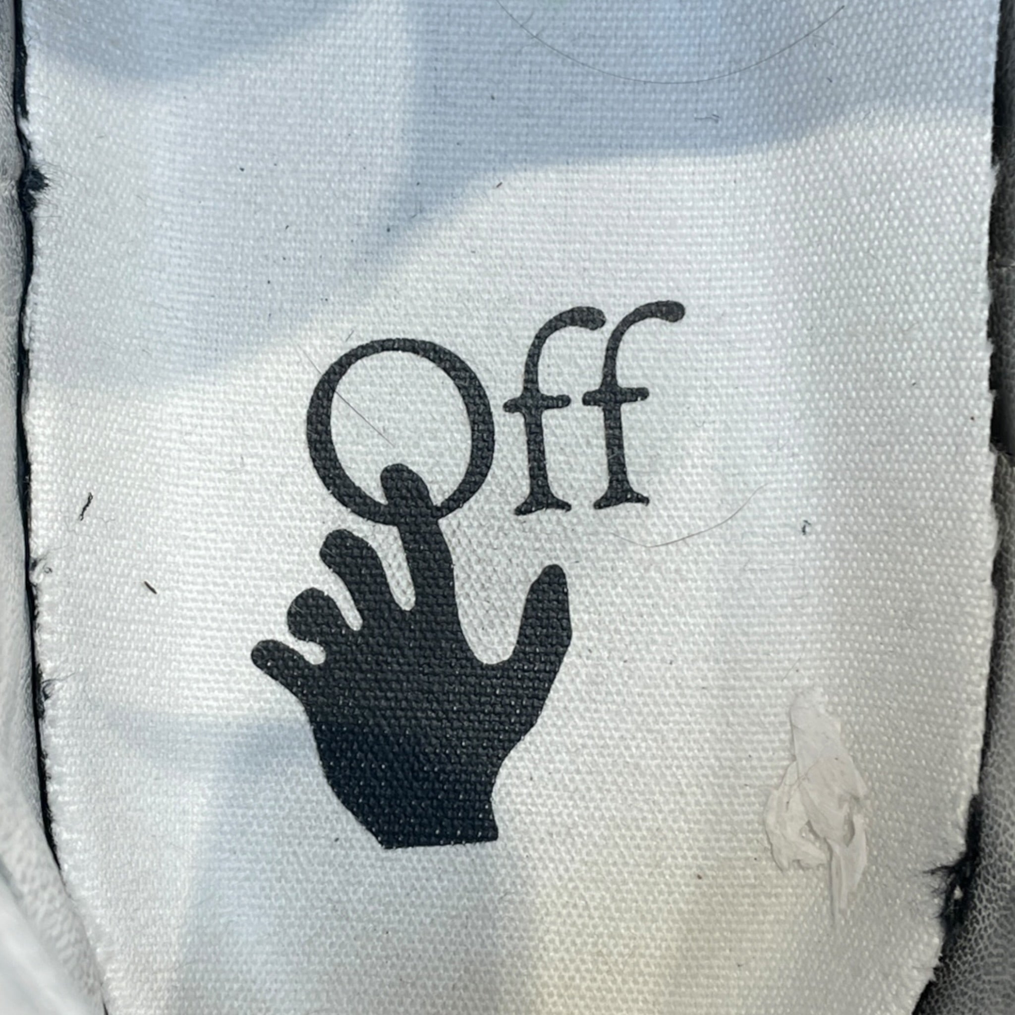 OFF-WHITE/Low-Sneakers/EU 42/Cotton/GRN/floating arrow double tongue view 5