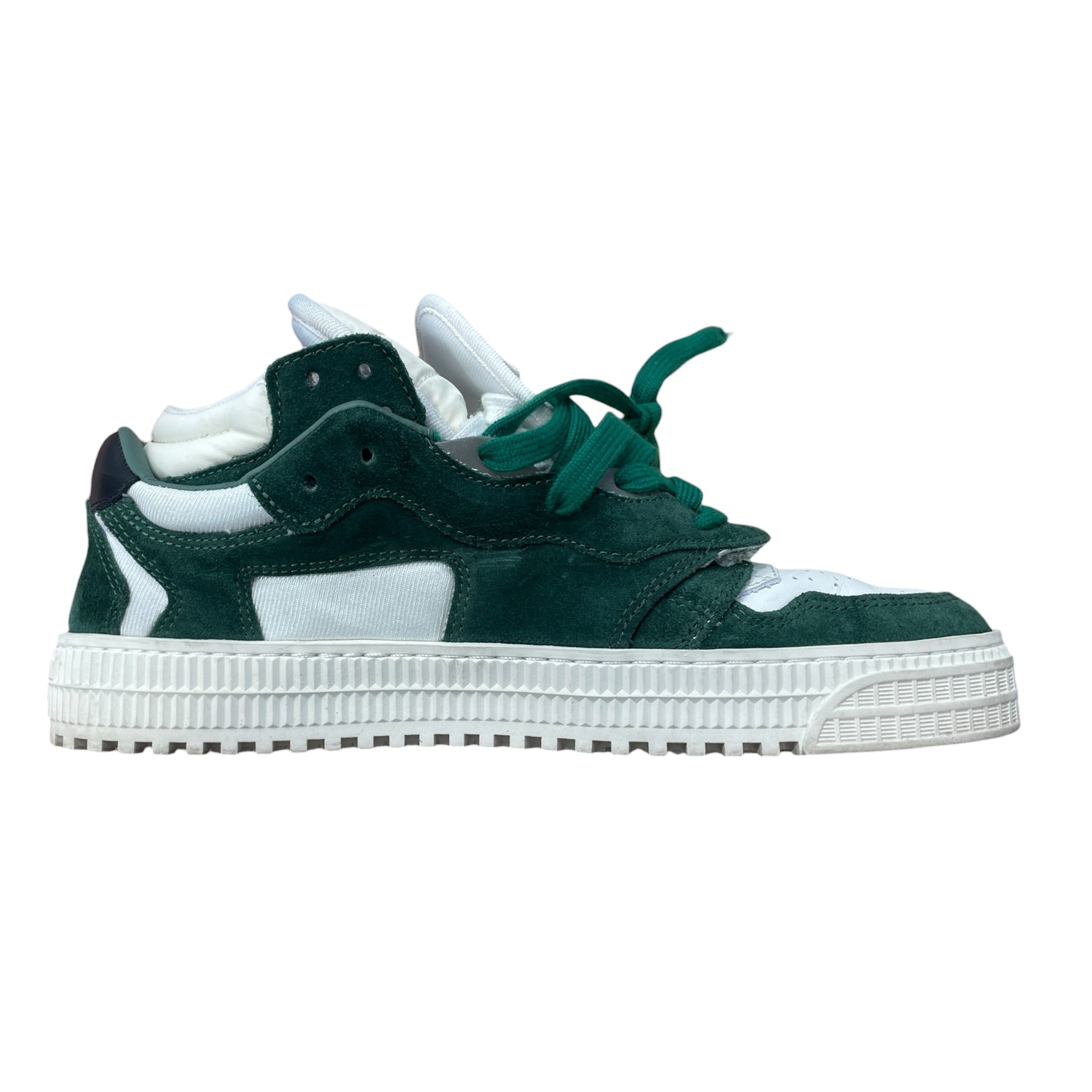 OFF-WHITE/Low-Sneakers/EU 42/Cotton/GRN/floating arrow double tongue view 7