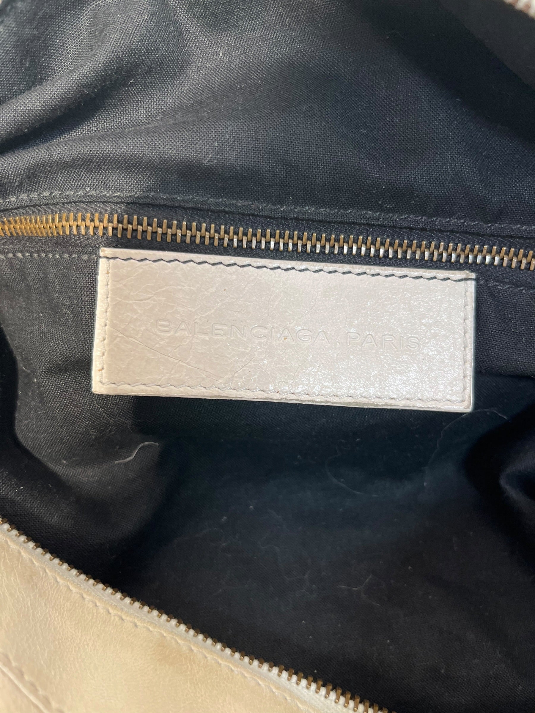BALENCIAGA/Cross Body Bag/Leather/CRM/CITY BAG view 5