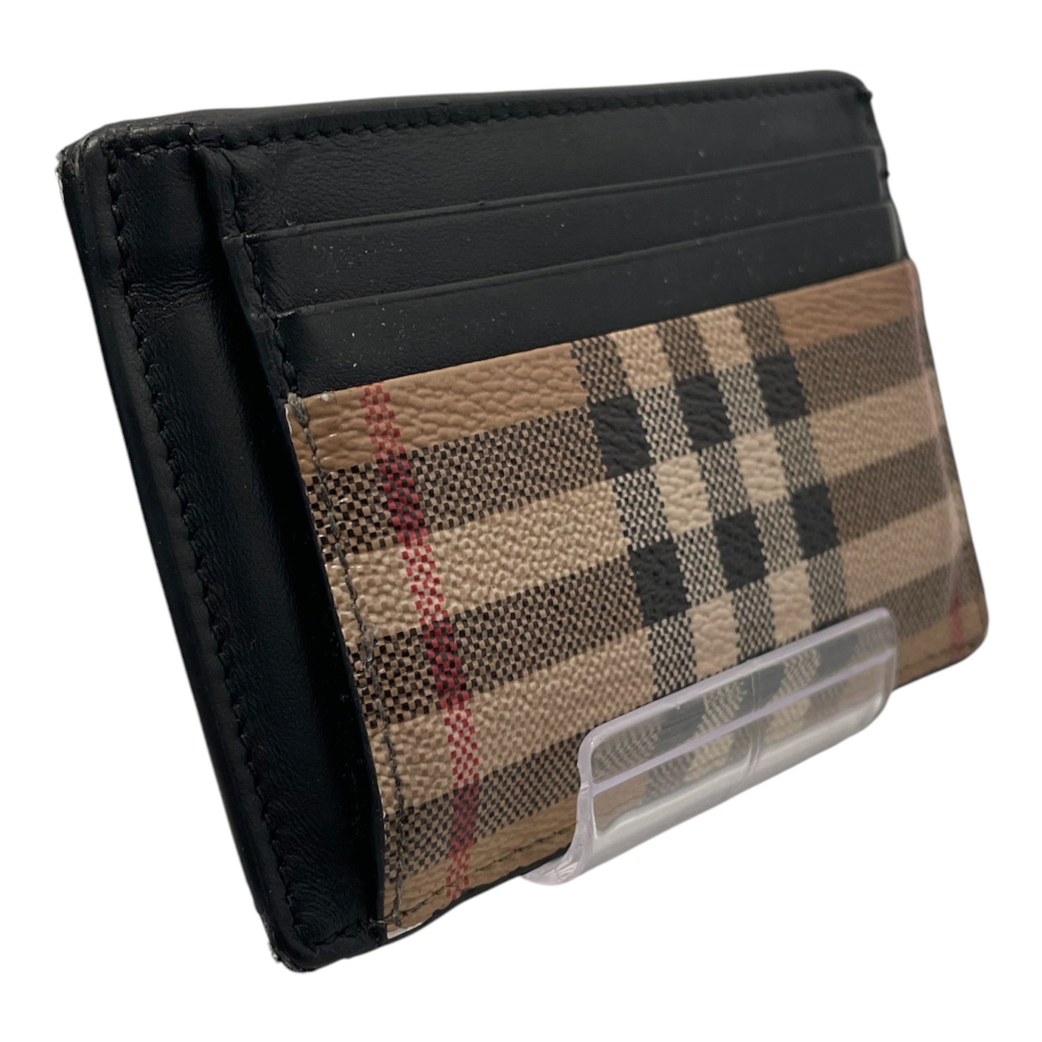 BURBERRY/Wallet/Plaid/BEG/clip wallet view 1