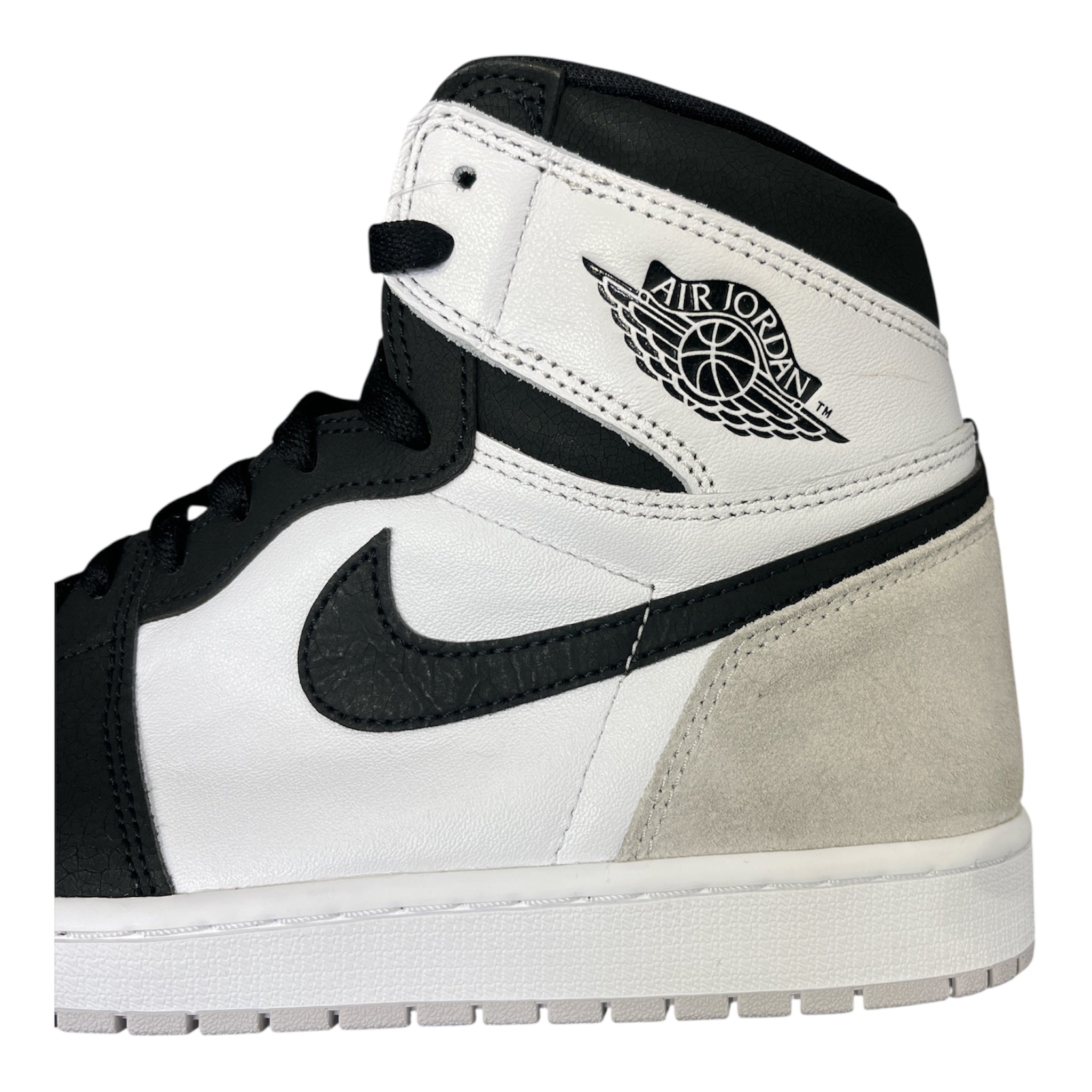 NIKE/Hi-Sneakers/US 11.5/Polyester/WHT/JORDAN 1 RETRO HIGH OG B/W view 3