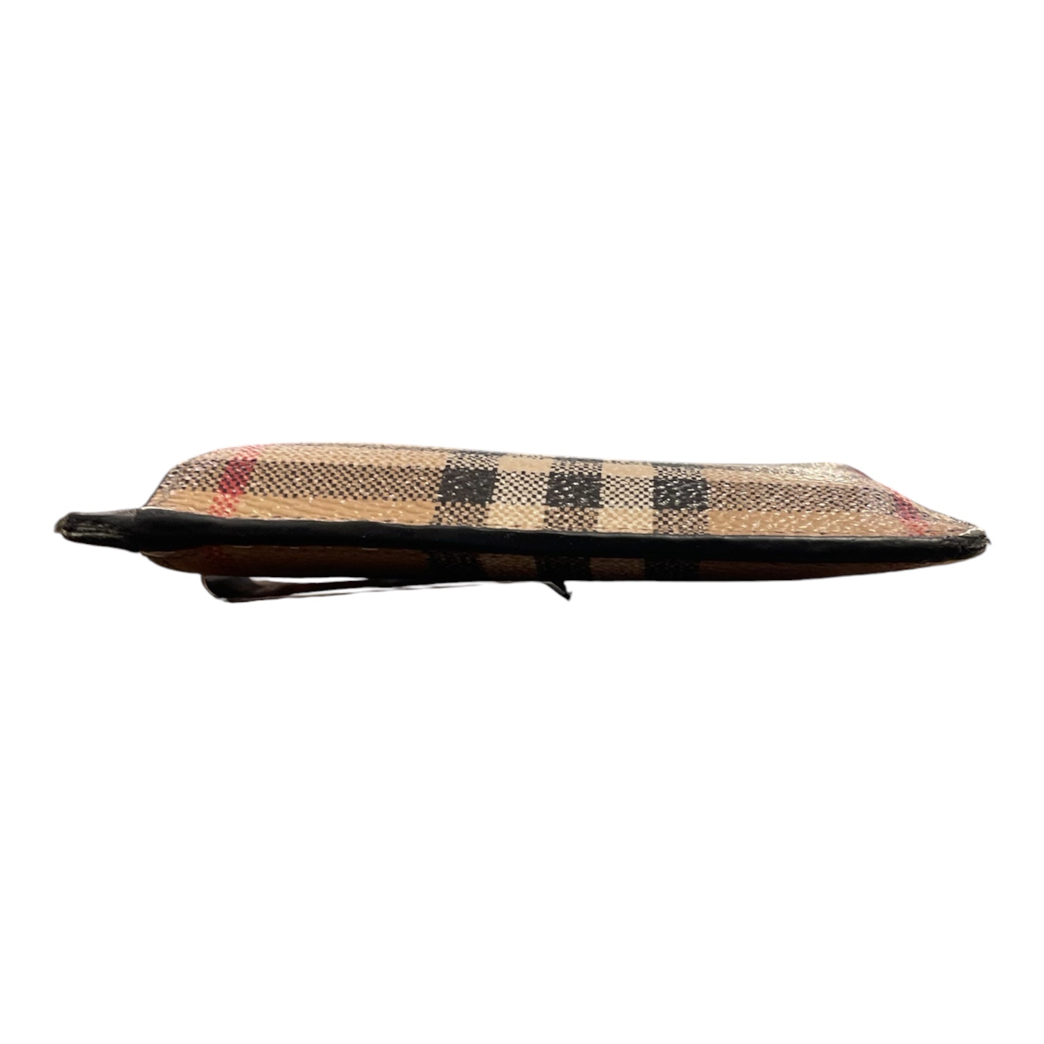 BURBERRY/Wallet/Plaid/BEG/clip wallet view 3