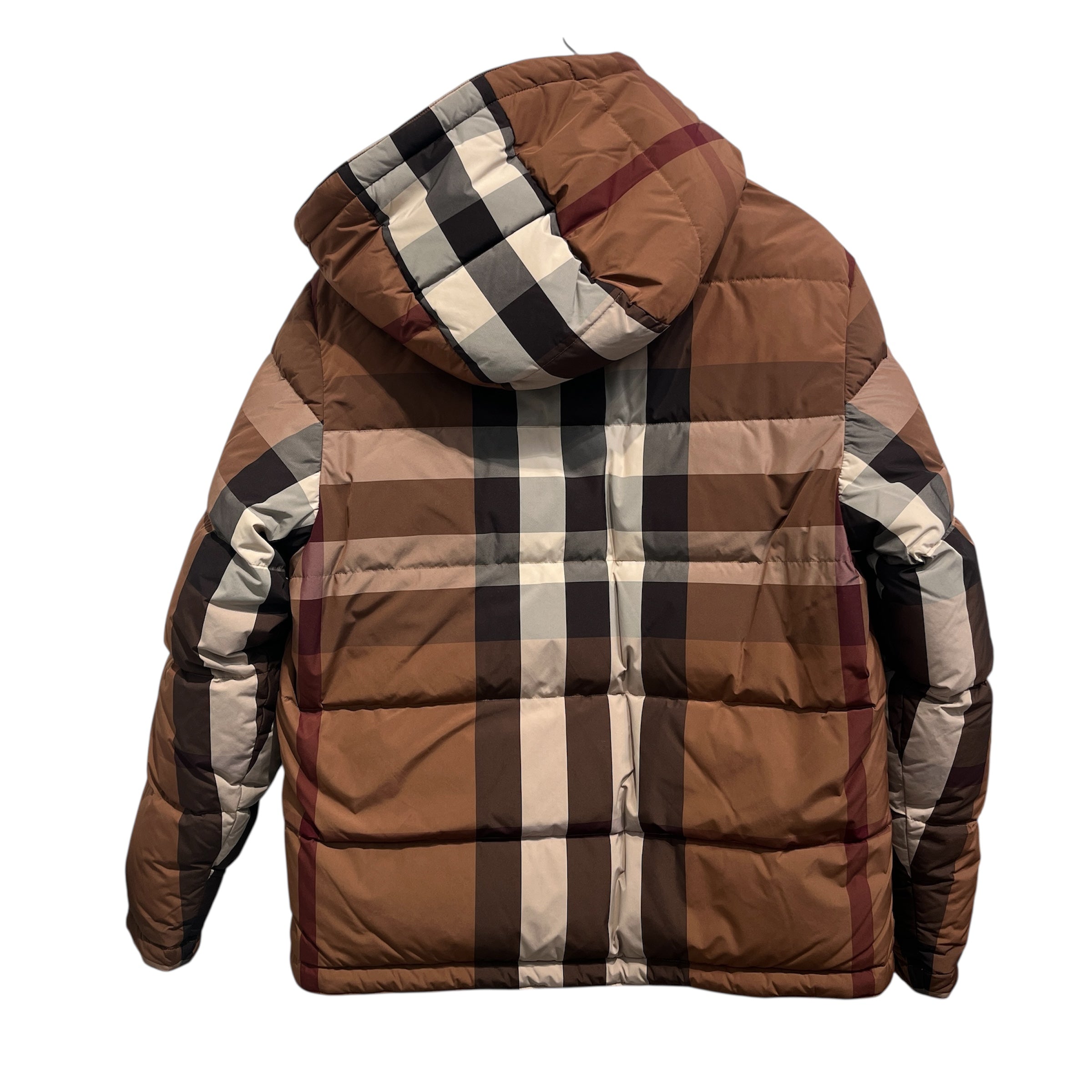 BURBERRY/Puffer Jkt/M/Nylon/BRW/Plaid/Rutland Reversible Check view 2