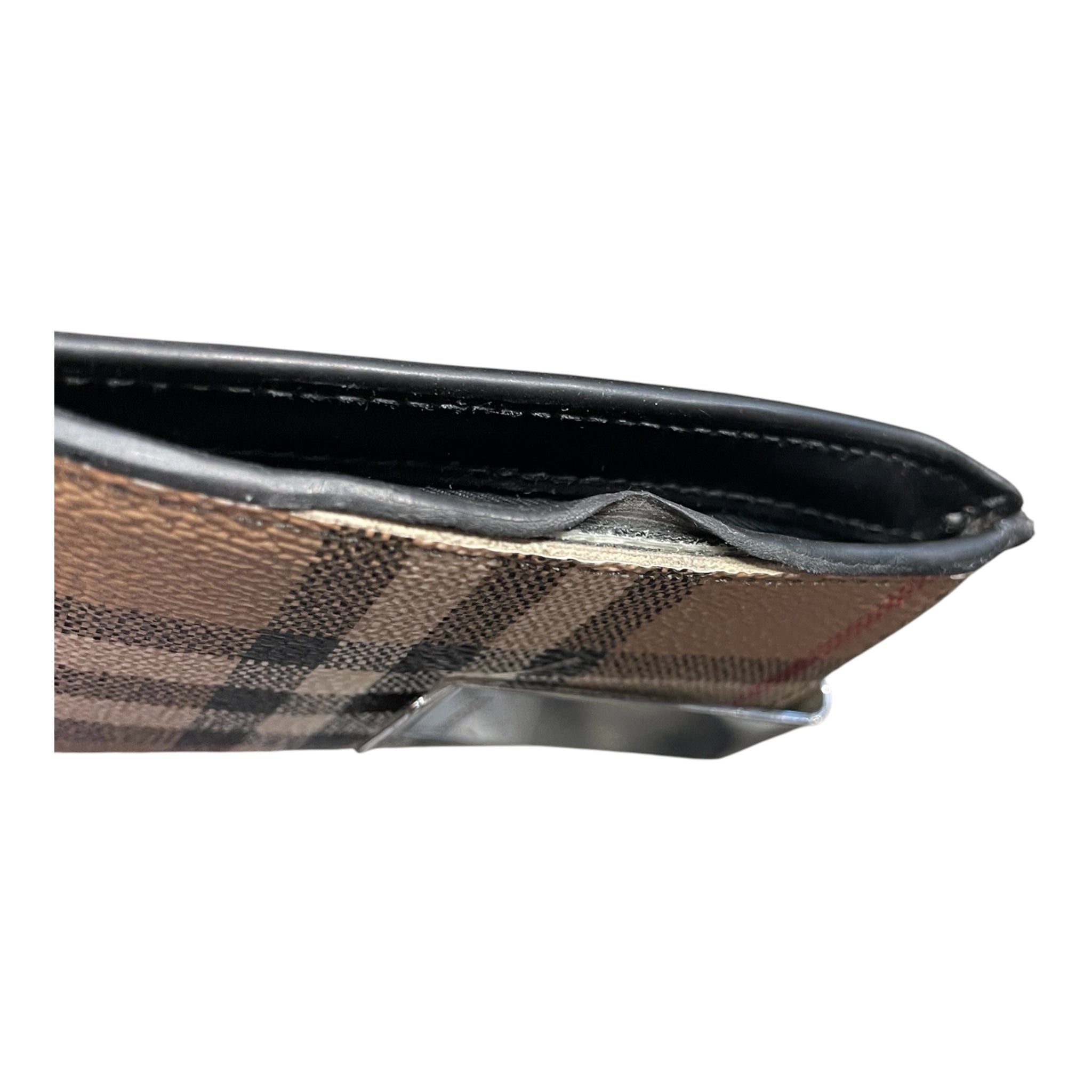 BURBERRY/Wallet/Plaid/BEG/clip wallet view 6