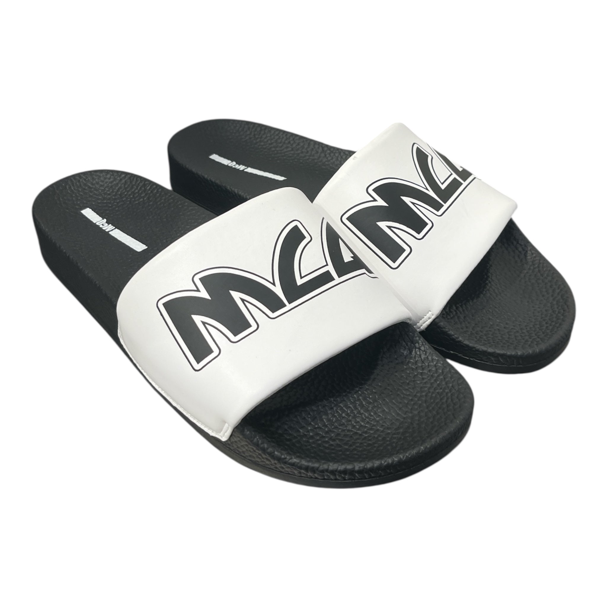 Alexander McQueen/Sandals/EU 45/Graphic/Leather/WHT/ view 1