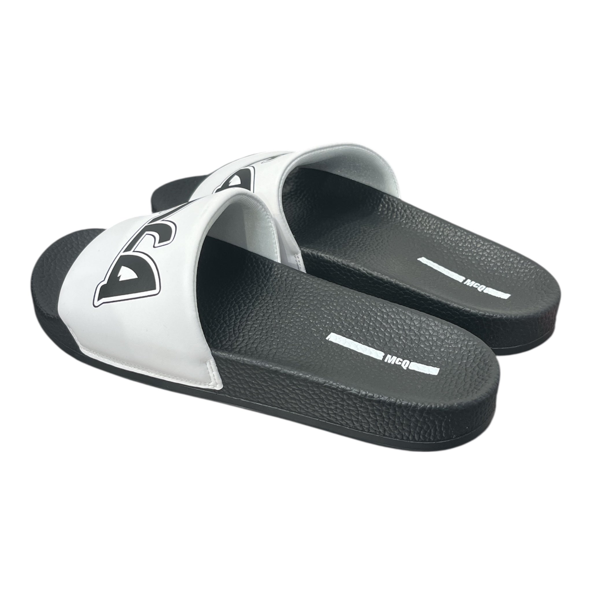 Alexander McQueen/Sandals/EU 45/Graphic/Leather/WHT/ view 2