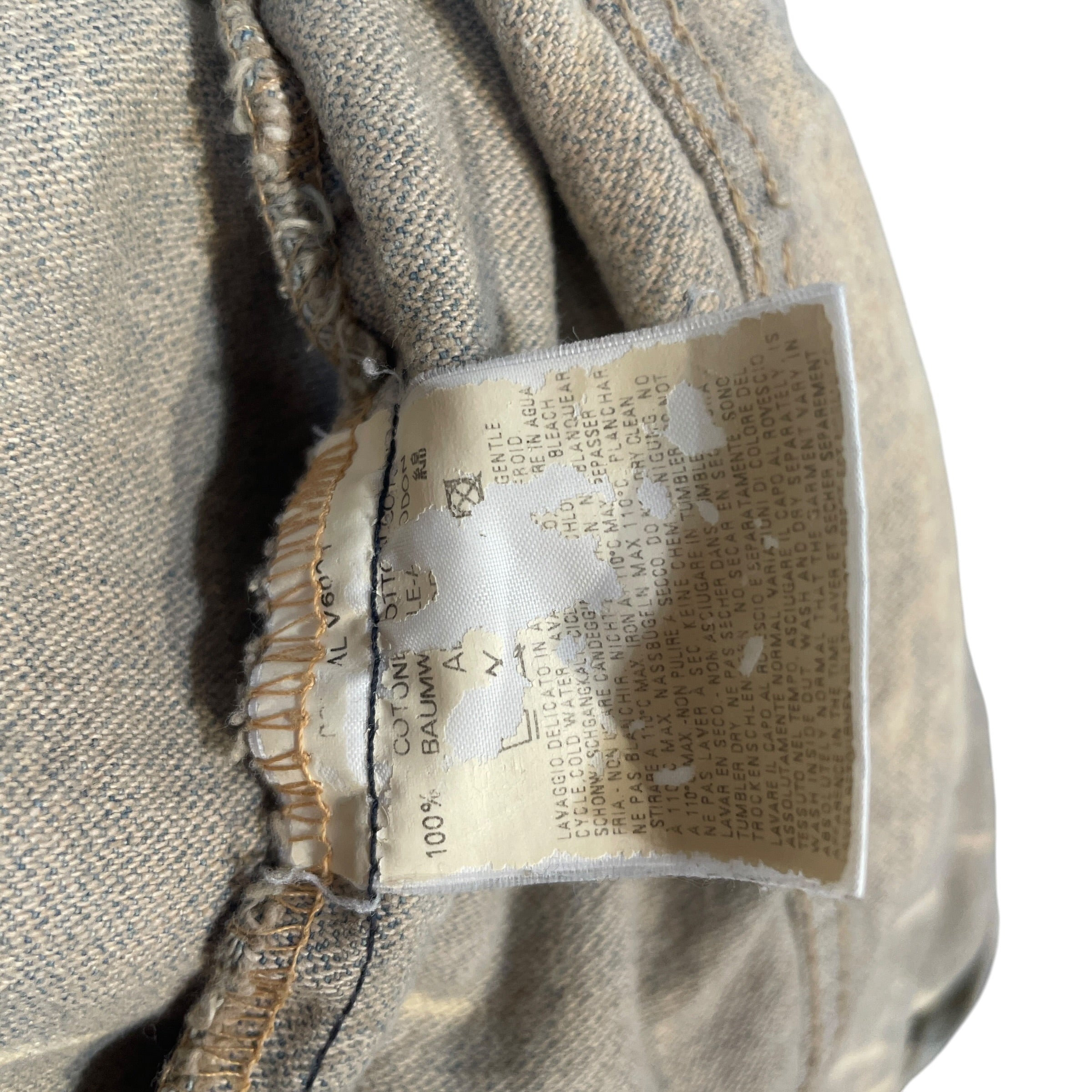 DIESEL/Denim Jkt/L/Denim/KHK/Acid Wash view 6