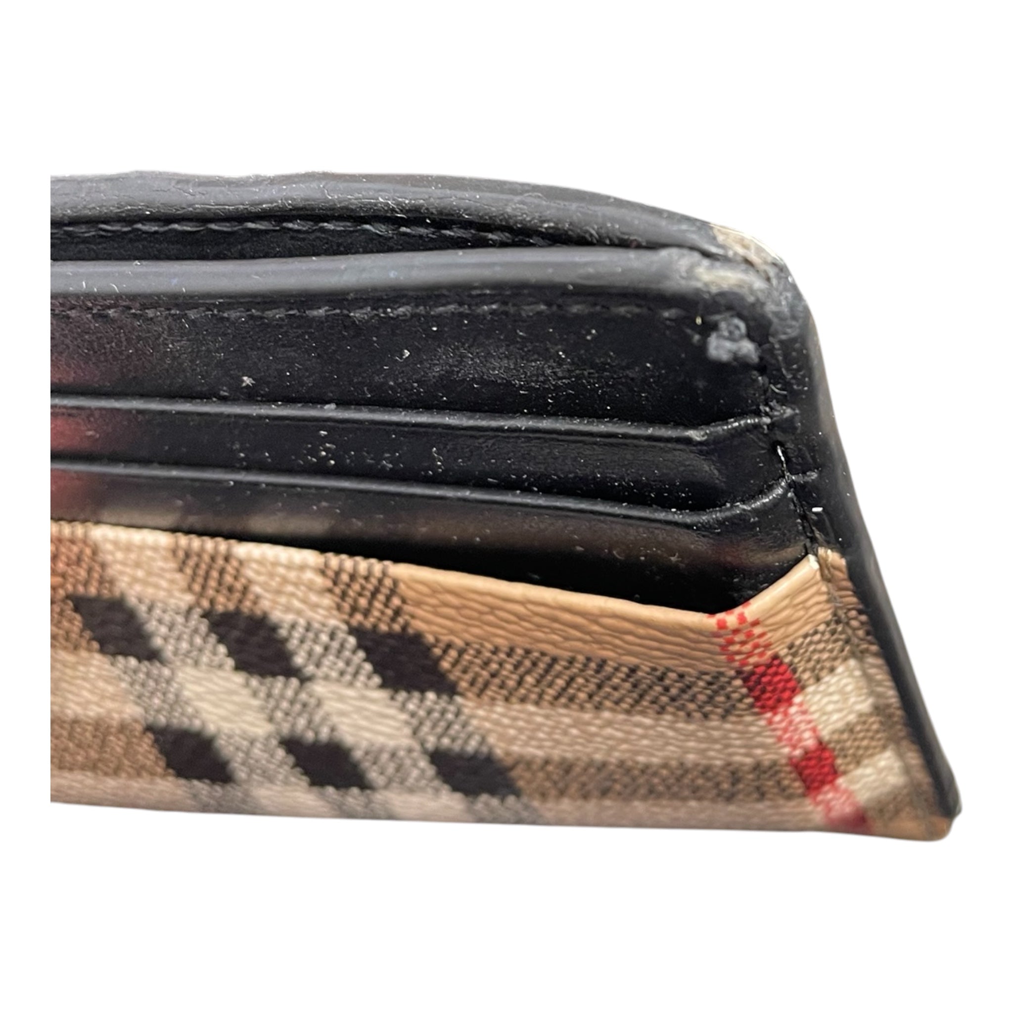 BURBERRY/Wallet/Plaid/BEG/clip wallet view 8