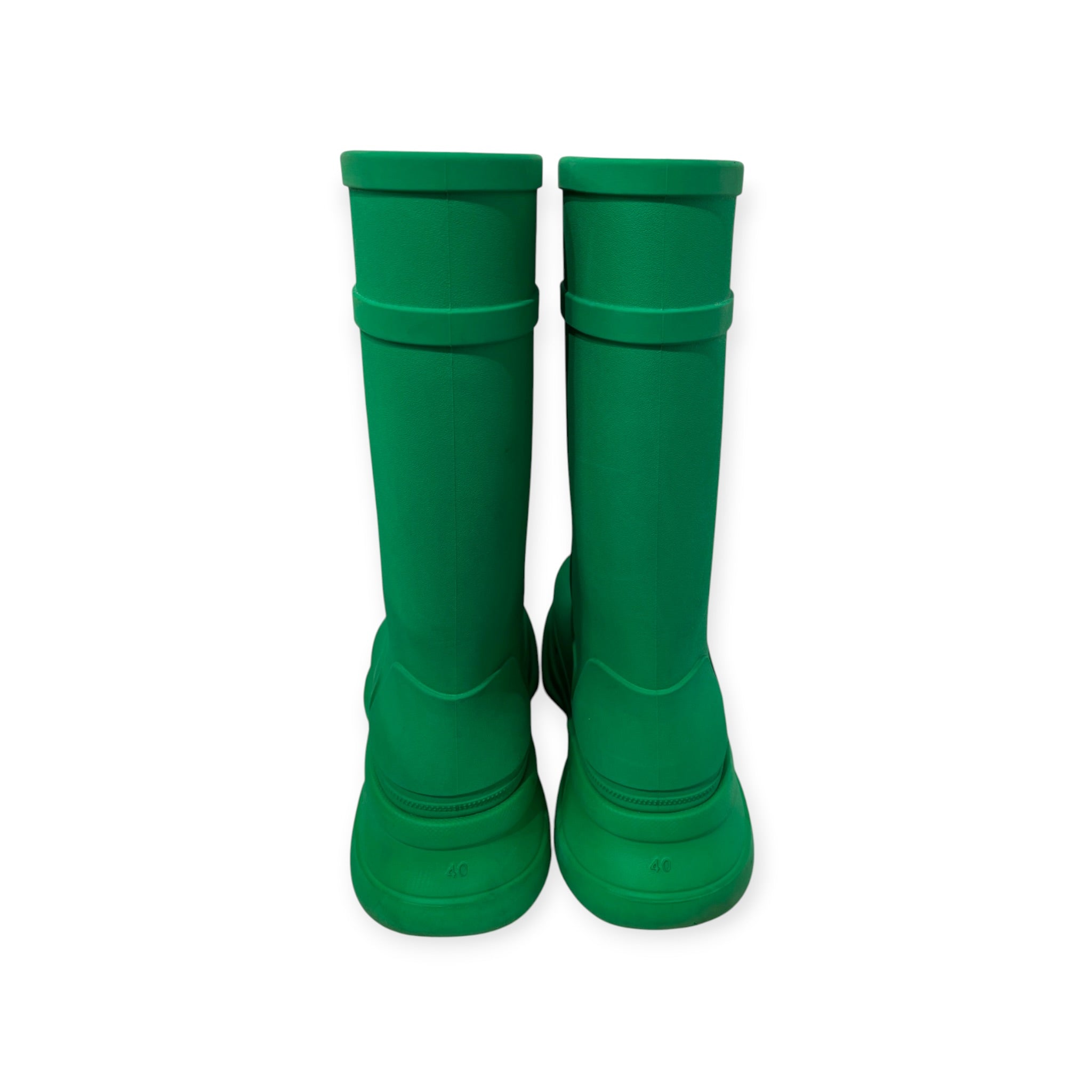 BALENCIAGA/Boots/EU 40/GRN/tall croc boots platform view 3
