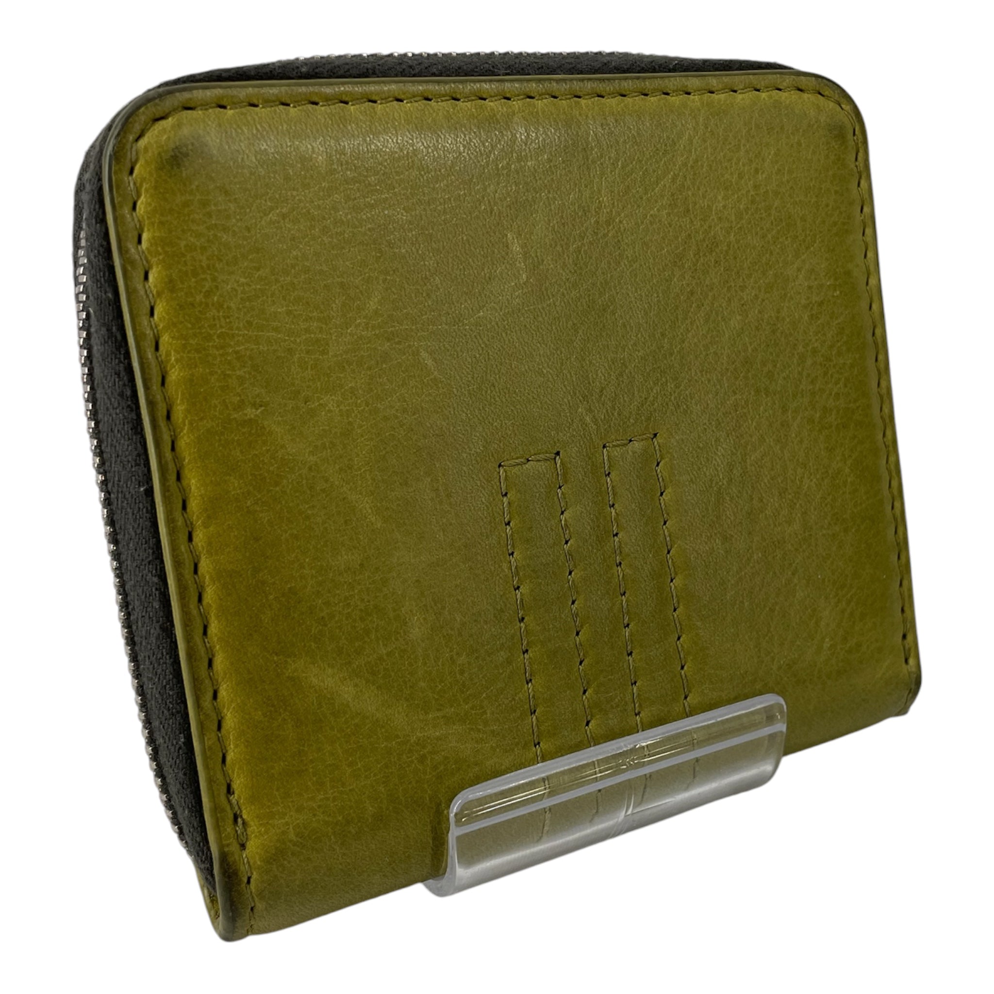 Rick Owens/Wallet/Leather/GRN/M's/LIGHT GREEN/ 2 STITCH LINES view 1