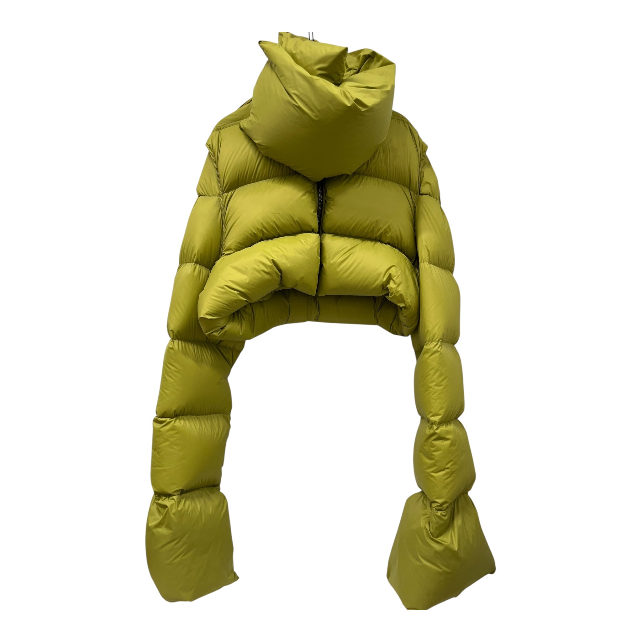 Rick Owens/Puffer Jkt/38/Nylon/GRN/cropped babel duvet view 1