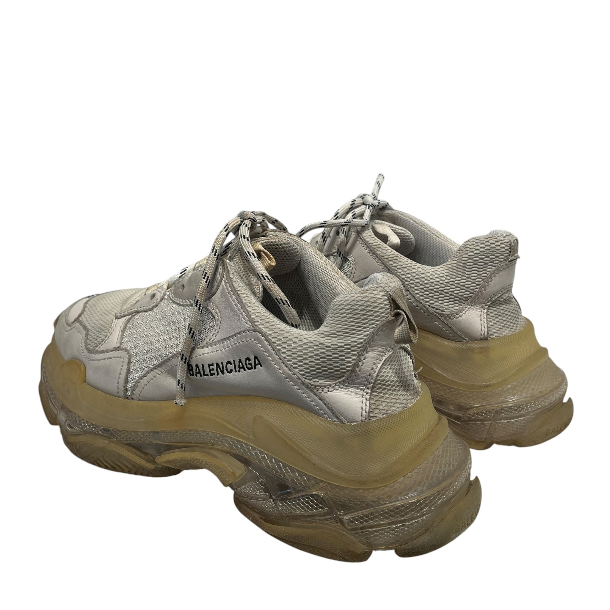 BALENCIAGA/Low-Sneakers/EU 42/CRM/TRIPLE S WHITE view 2