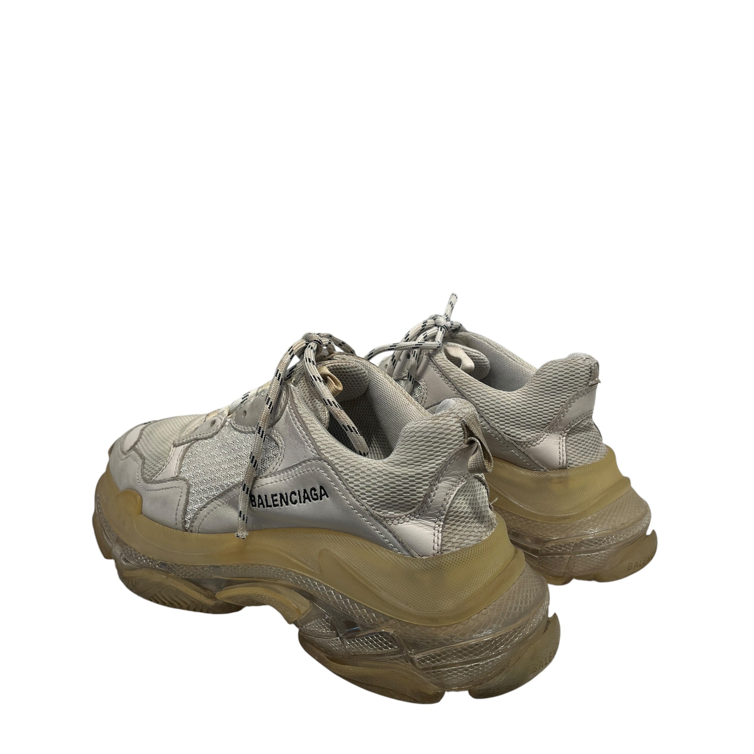 BALENCIAGA/Low-Sneakers/EU 42/CRM/TRIPLE S WHITE view 2