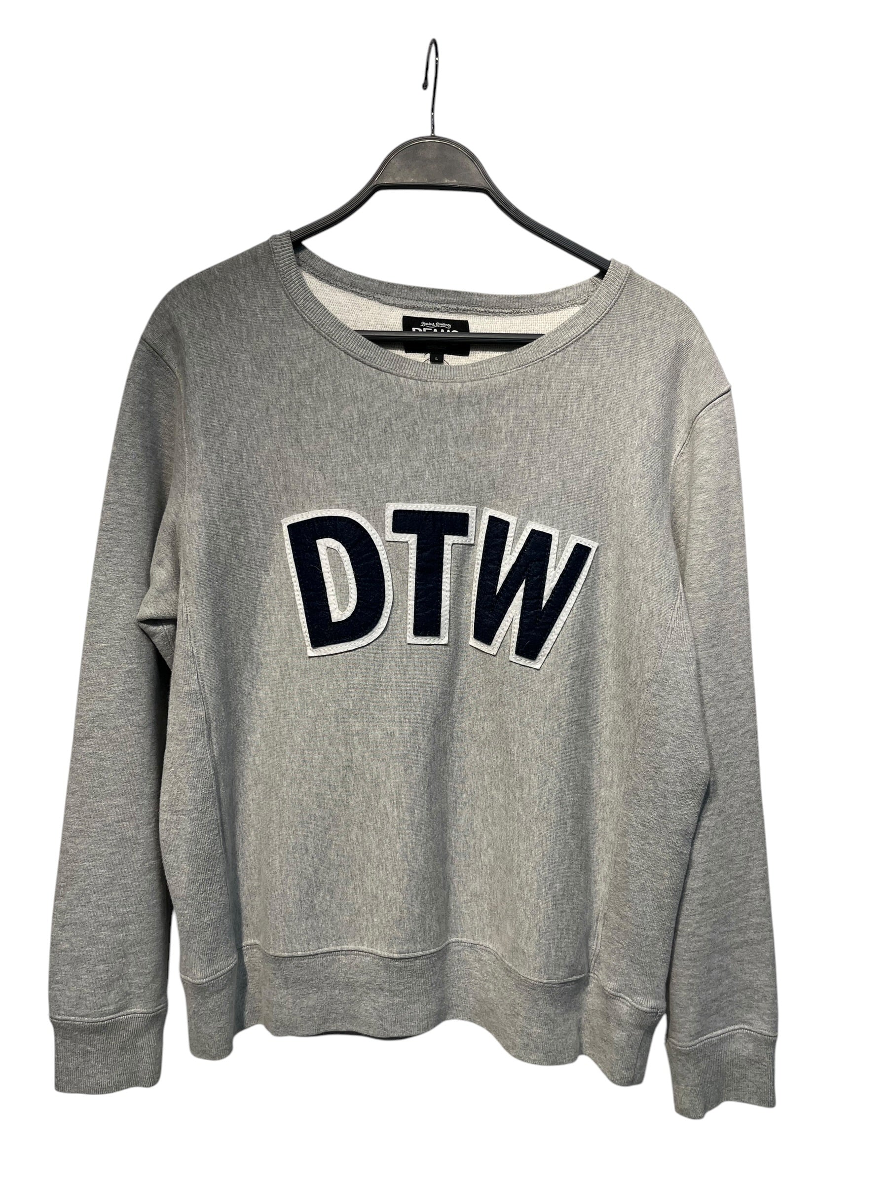 BEAMS/Sweatshirt/L/Graphic/Cotton/GRY/dtw crewneck view 1
