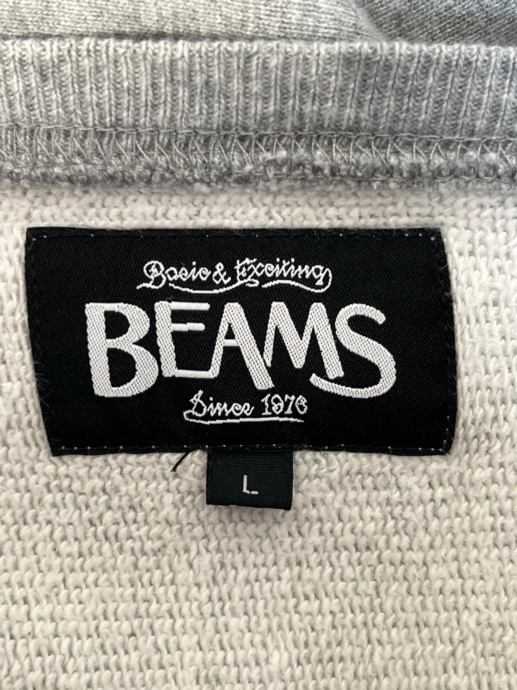 BEAMS/Sweatshirt/L/Graphic/Cotton/GRY/dtw crewneck view 3