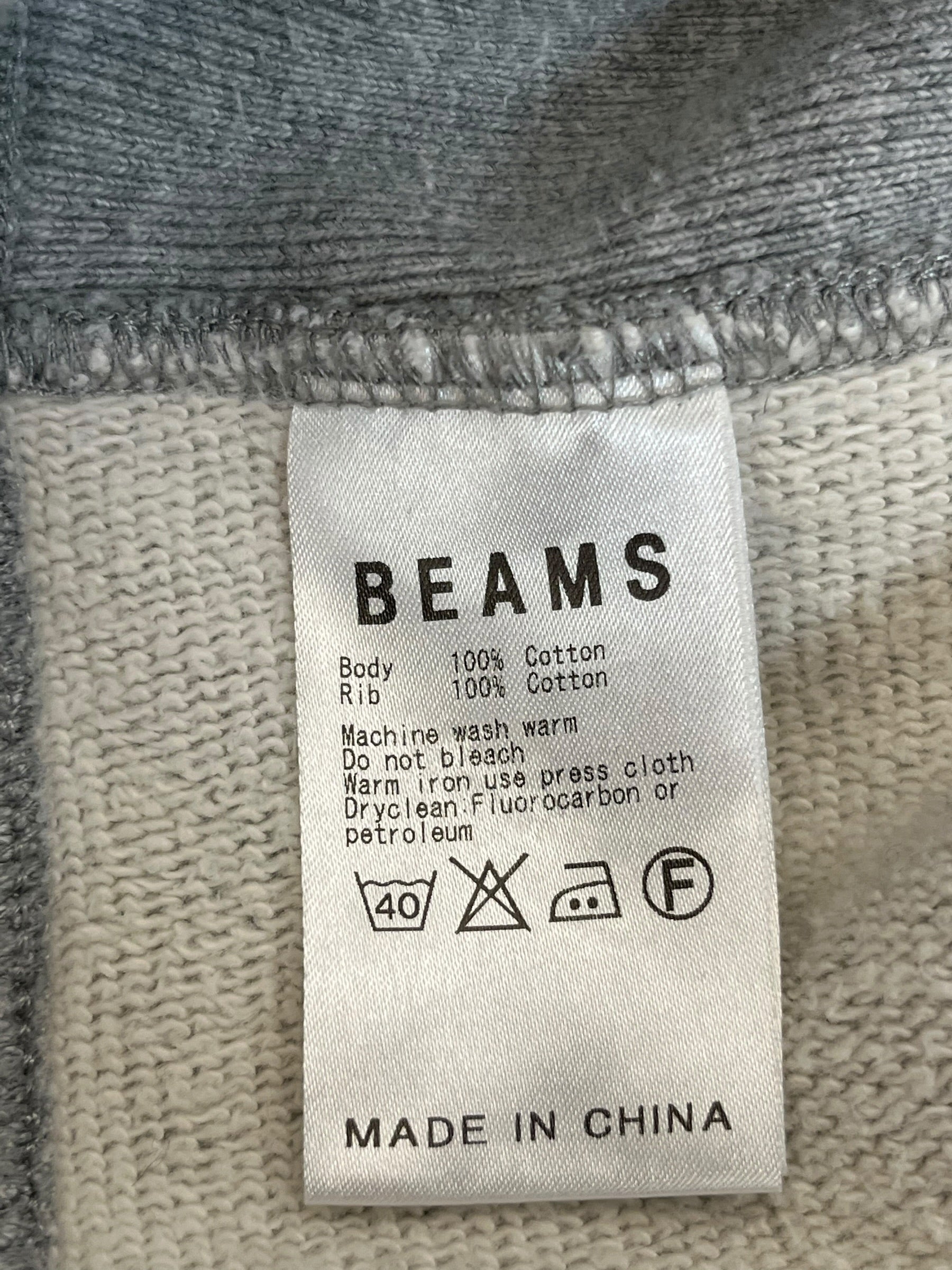 BEAMS/Sweatshirt/L/Graphic/Cotton/GRY/dtw crewneck view 4