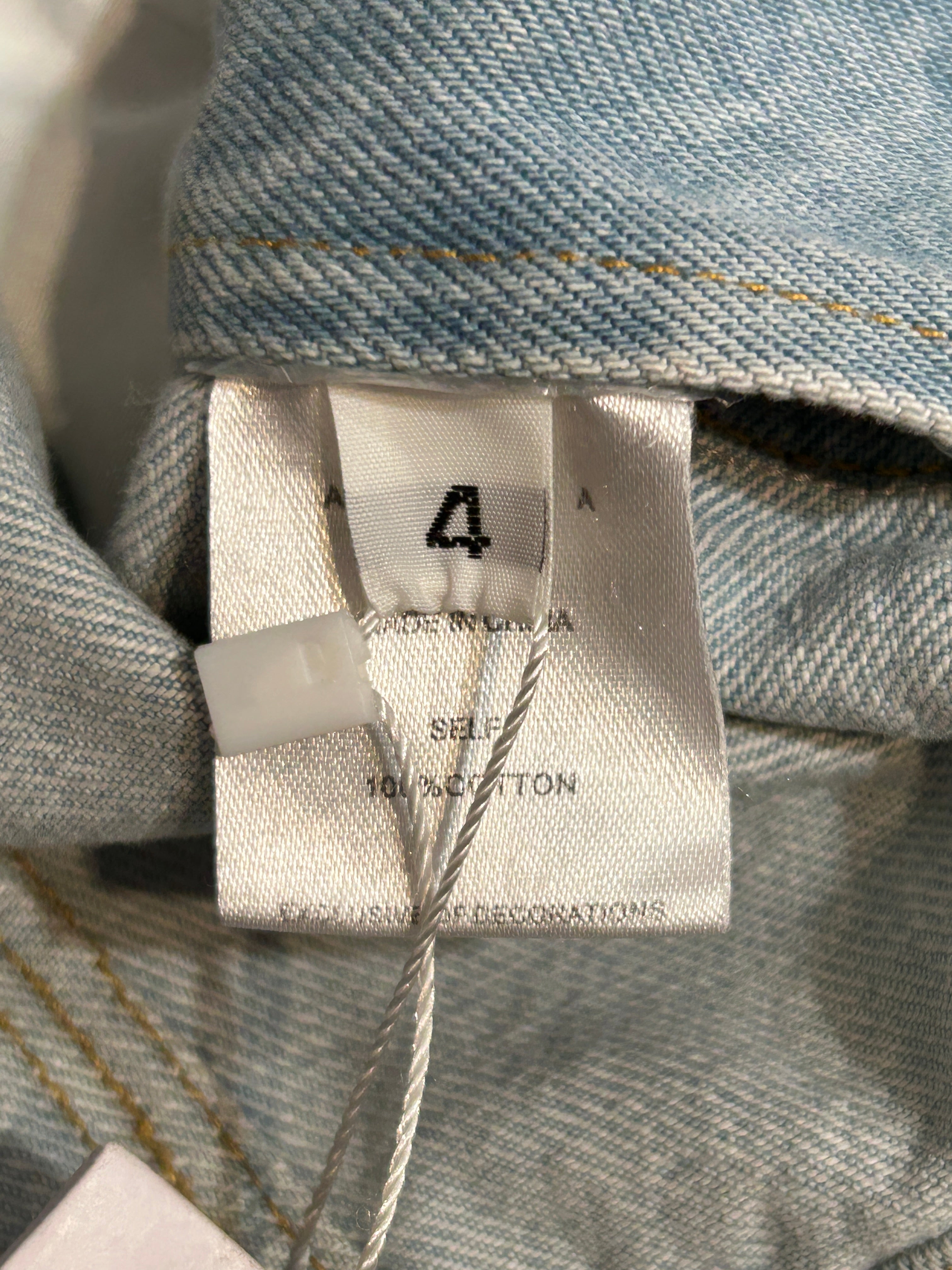 AREA/Denim Jkt/4/Denim/BLU/Crystal Trim Jacket view 5