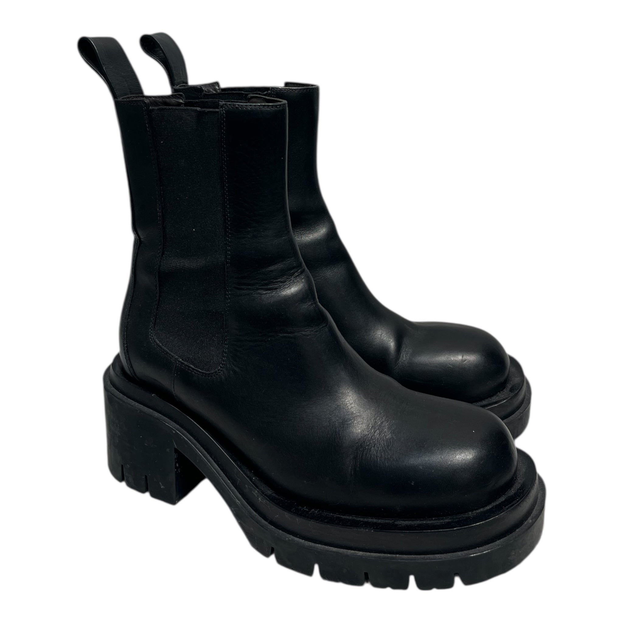 BOTTEGA VENETA/Chelsea Boots/EU 37.5/Leather/BLK/bottega chelsea all black view 1