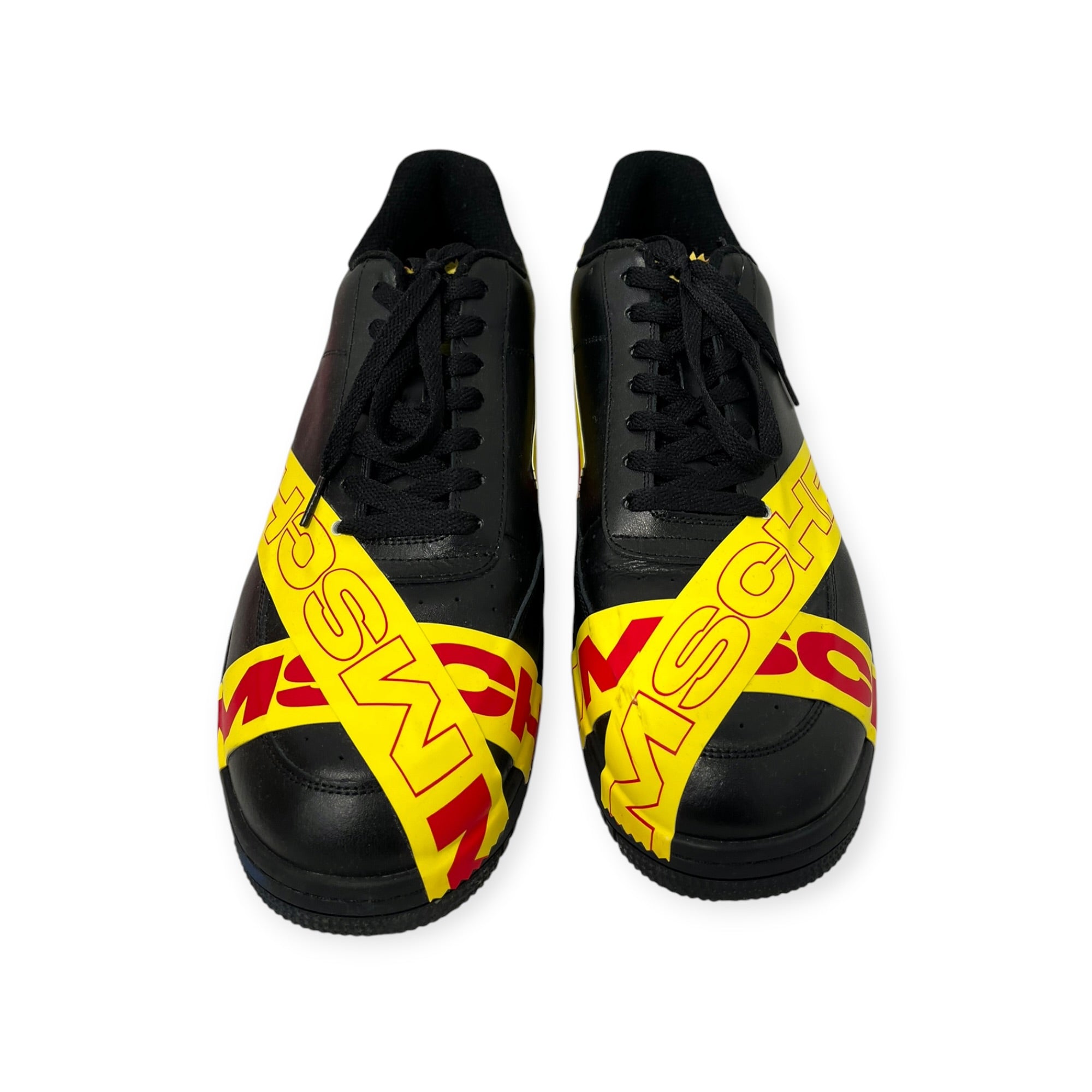 MSCHF/Low-Sneakers/US 12/Leather/BLK/YELLOW CAUTION TAPE view 6