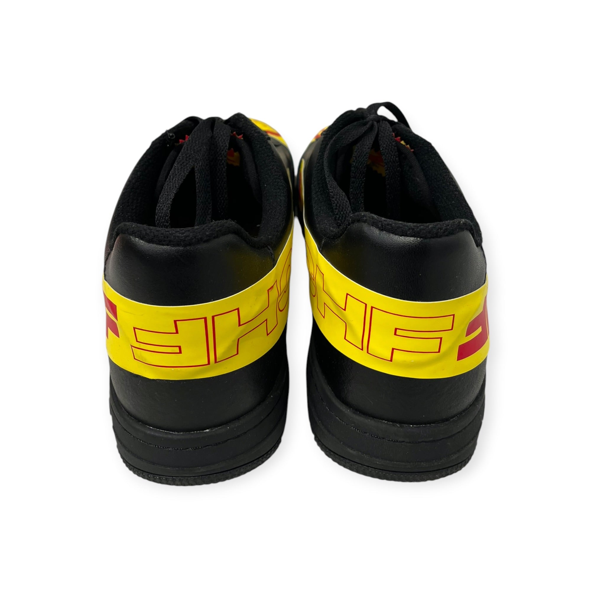 MSCHF/Low-Sneakers/US 12/Leather/BLK/YELLOW CAUTION TAPE view 3