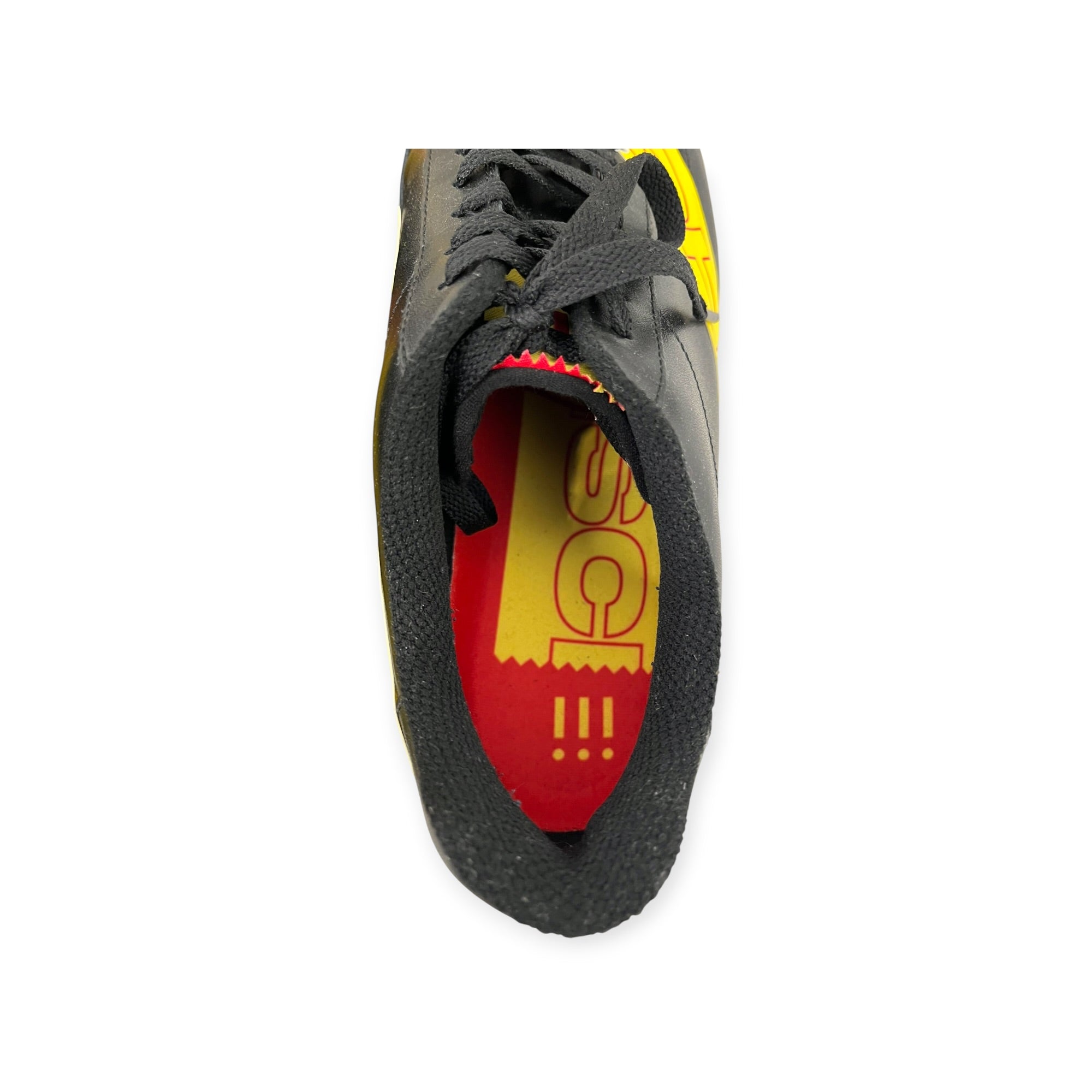 MSCHF/Low-Sneakers/US 12/Leather/BLK/YELLOW CAUTION TAPE view 9