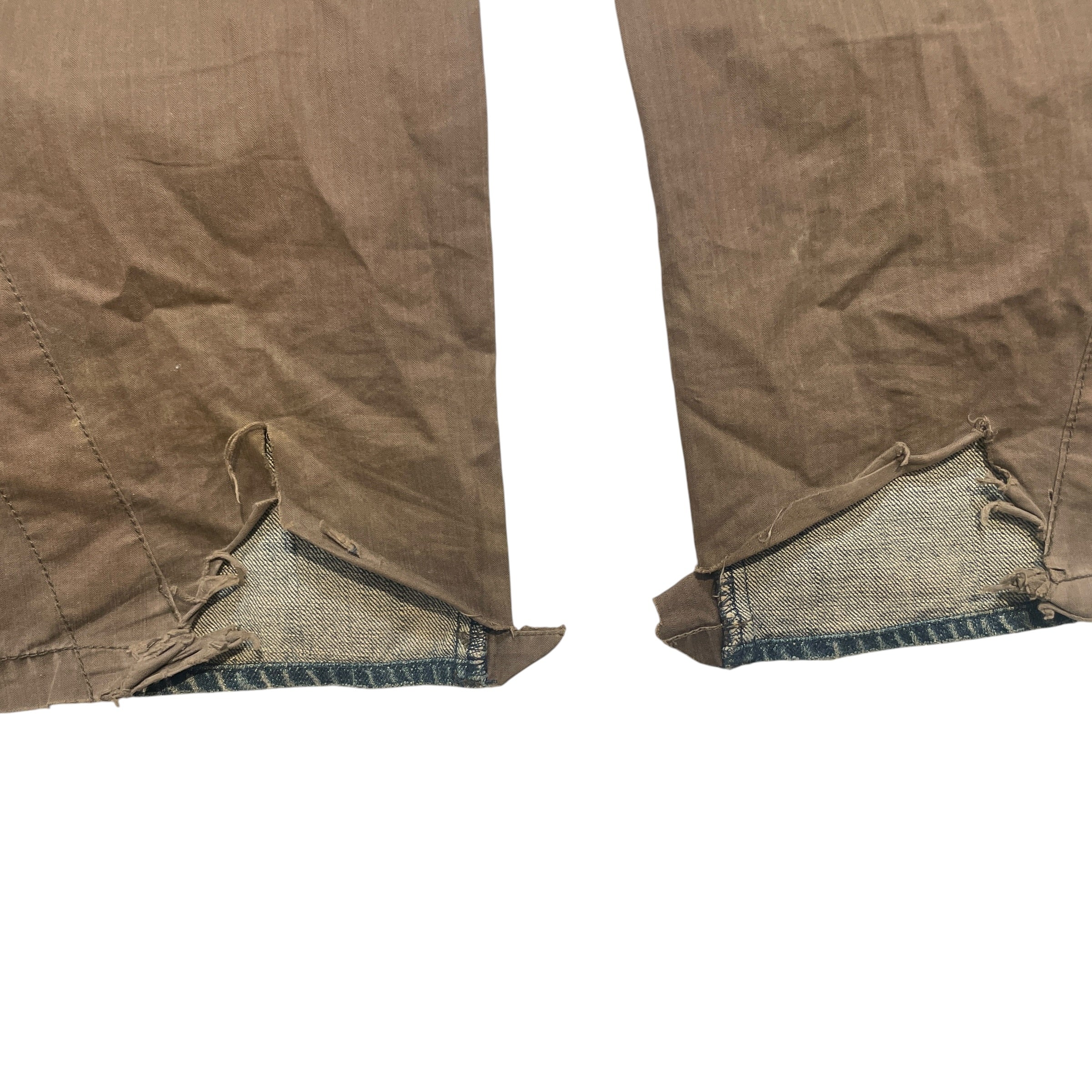 monsieur NICOLE/Straight Pants/48/Cotton/BLU/ view 2