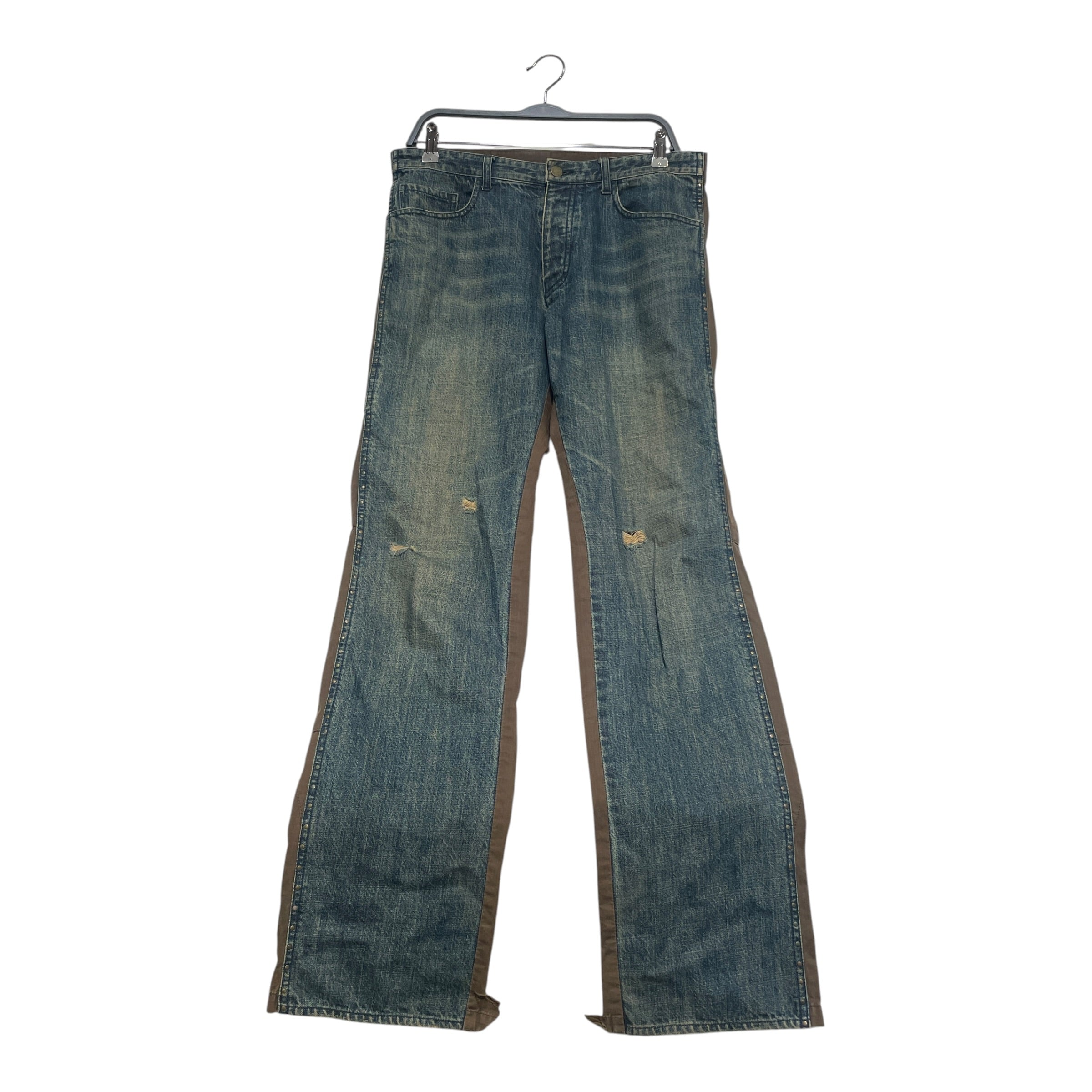 monsieur NICOLE/Straight Pants/48/Cotton/BLU/ view 3