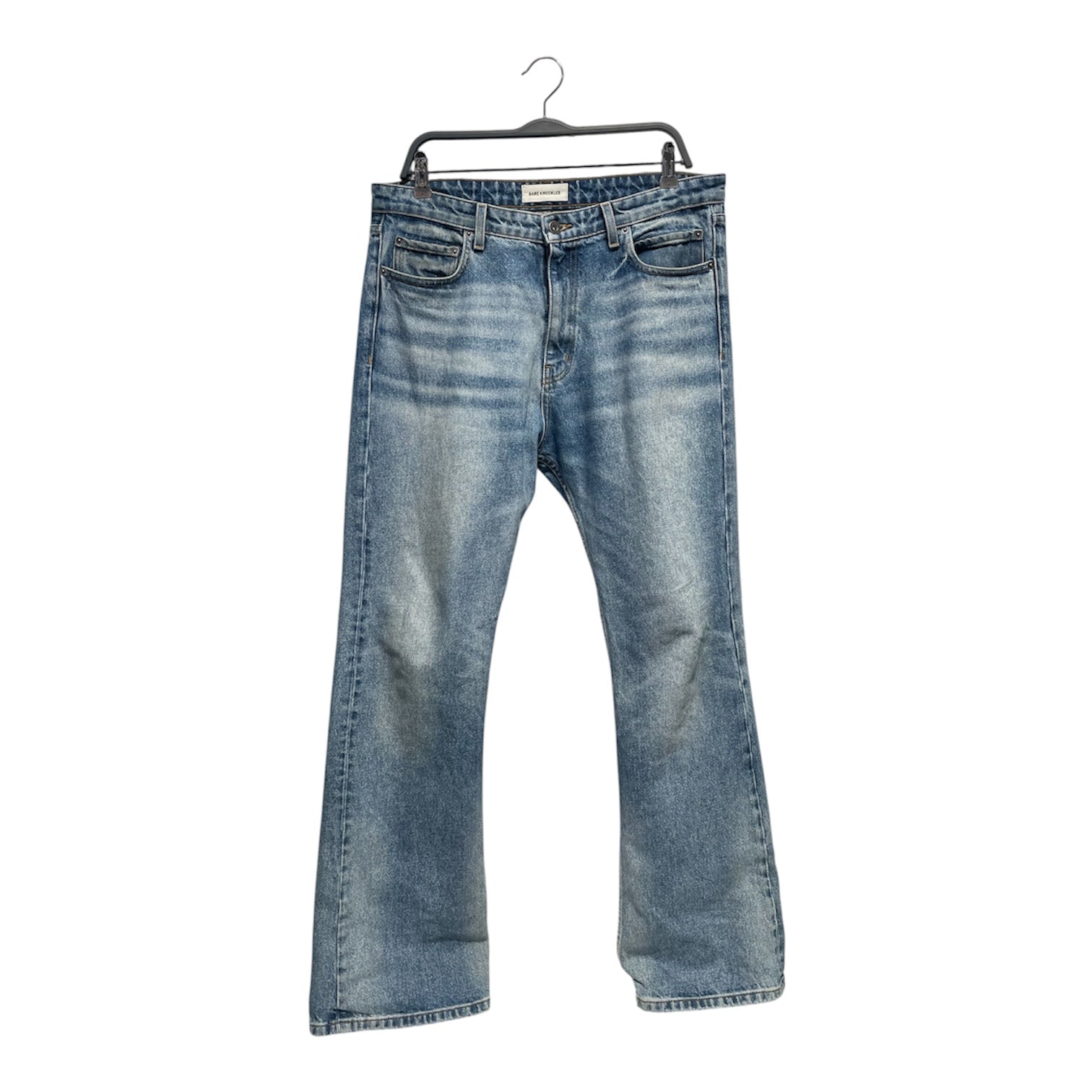 BARE KNUCKLES/Bootcut Pants/34/Denim/IDG/STRIKE FLARE JEAN view 1