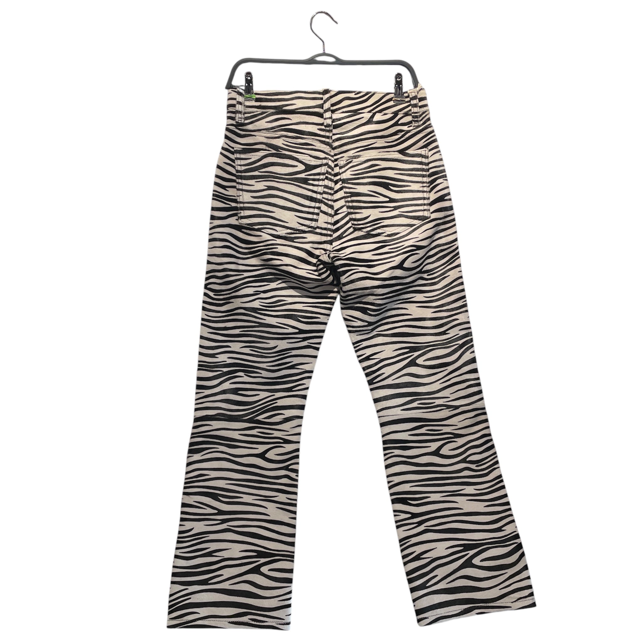 DENIM TEARS/Pants/S/Cotton/WHT/CALF HAIR view 2