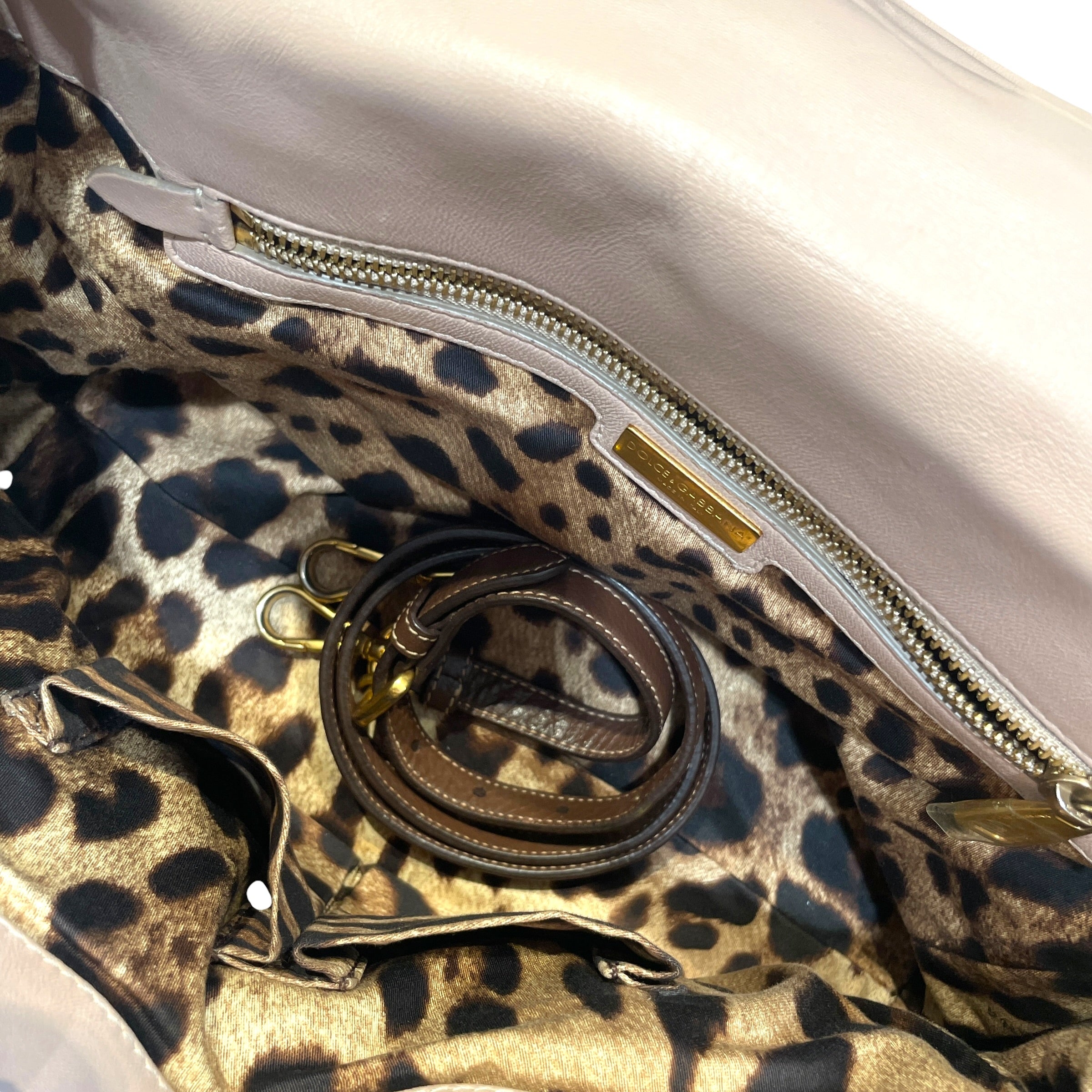 DOLCE&GABBANA/Hand Bag/Leather/PNK/Miss Kate Quilted Leather Bag view 6