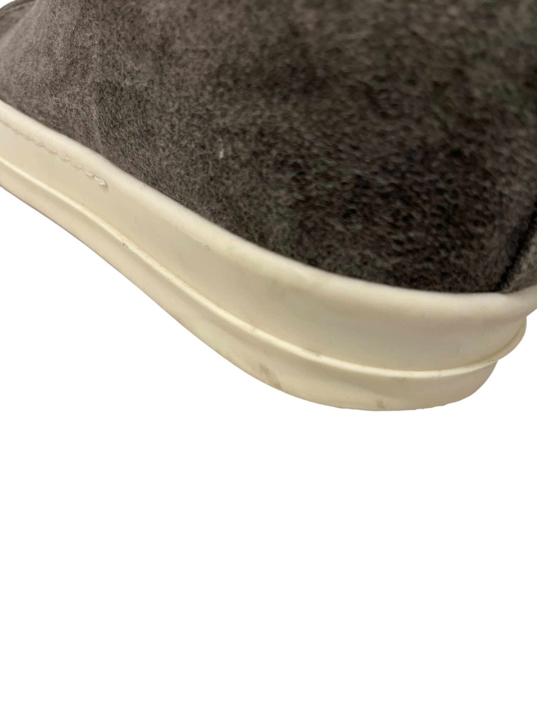 RICK OWENS DRKSHDW/Low-Sneakers/EU 46/Wool/GRY/U-Tip/WOOL LOW SNEAKER view 5