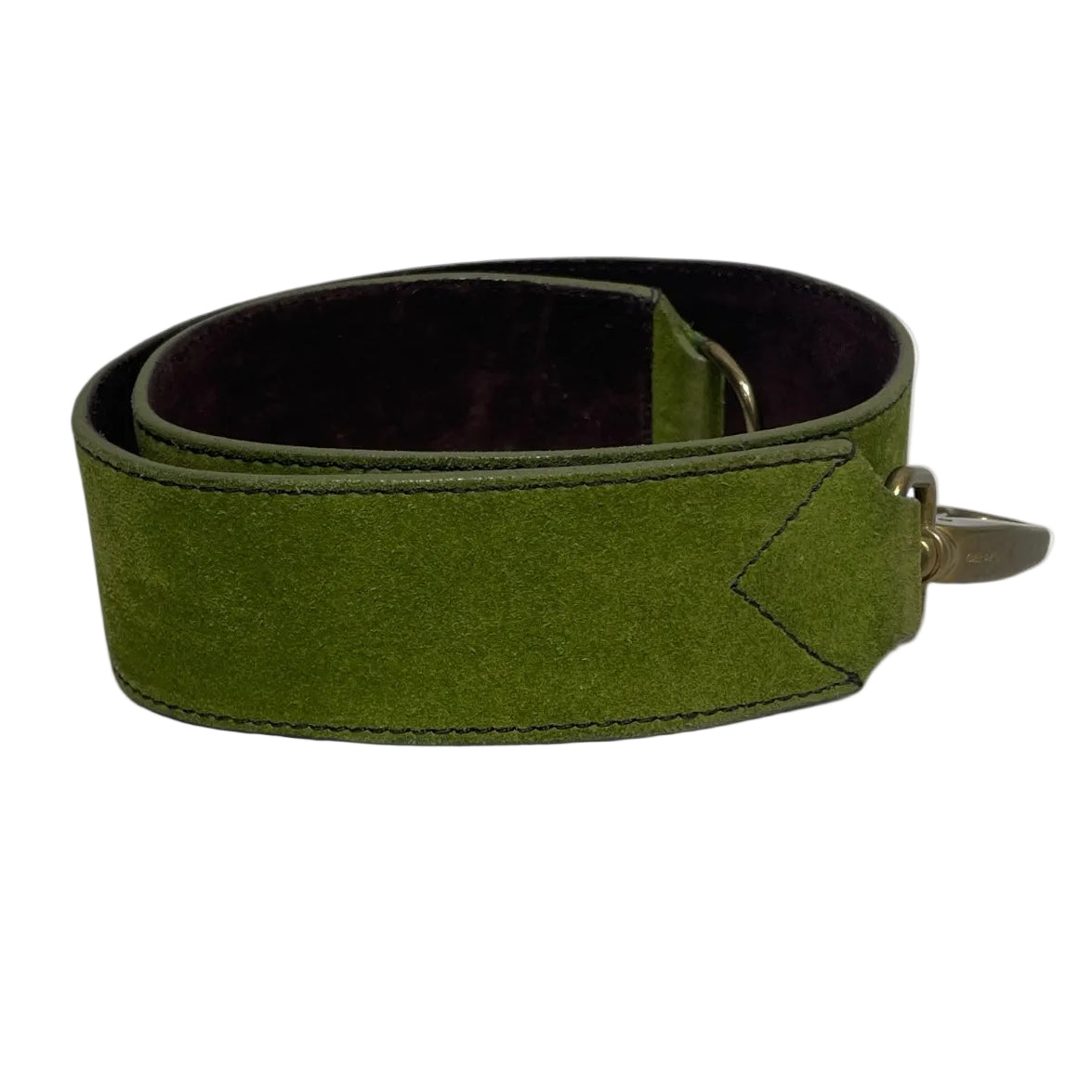 MIU MIU/Belt/Suede/GRN/clasp view 1