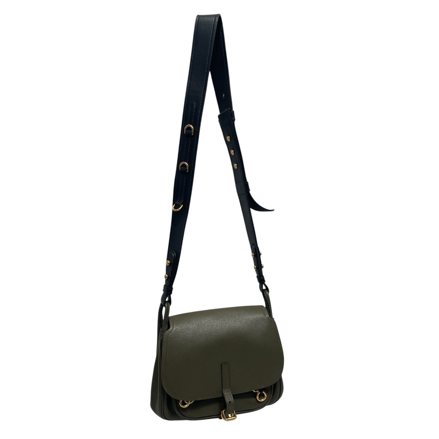 PRADA/Cross Body Bag/Leather/GRN/Corsaire 180 view 1