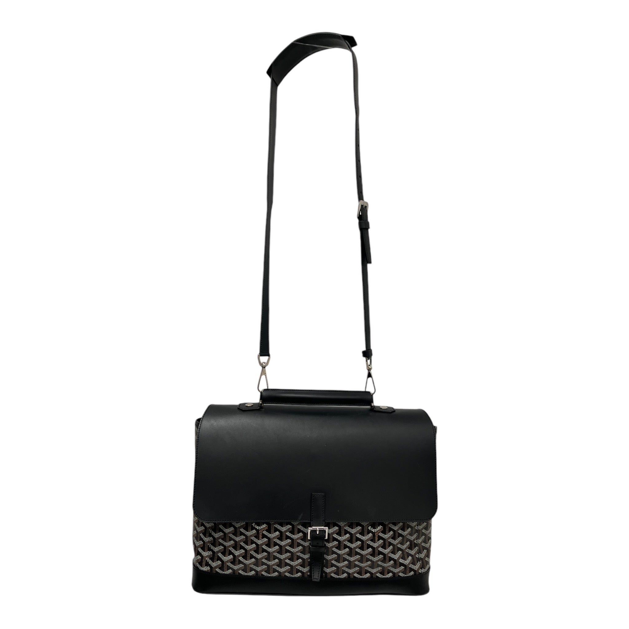 GOYARD/Cross Body Bag/L/Monogram/Leather/BRW/CITADIN MESSENGER BAG view 1