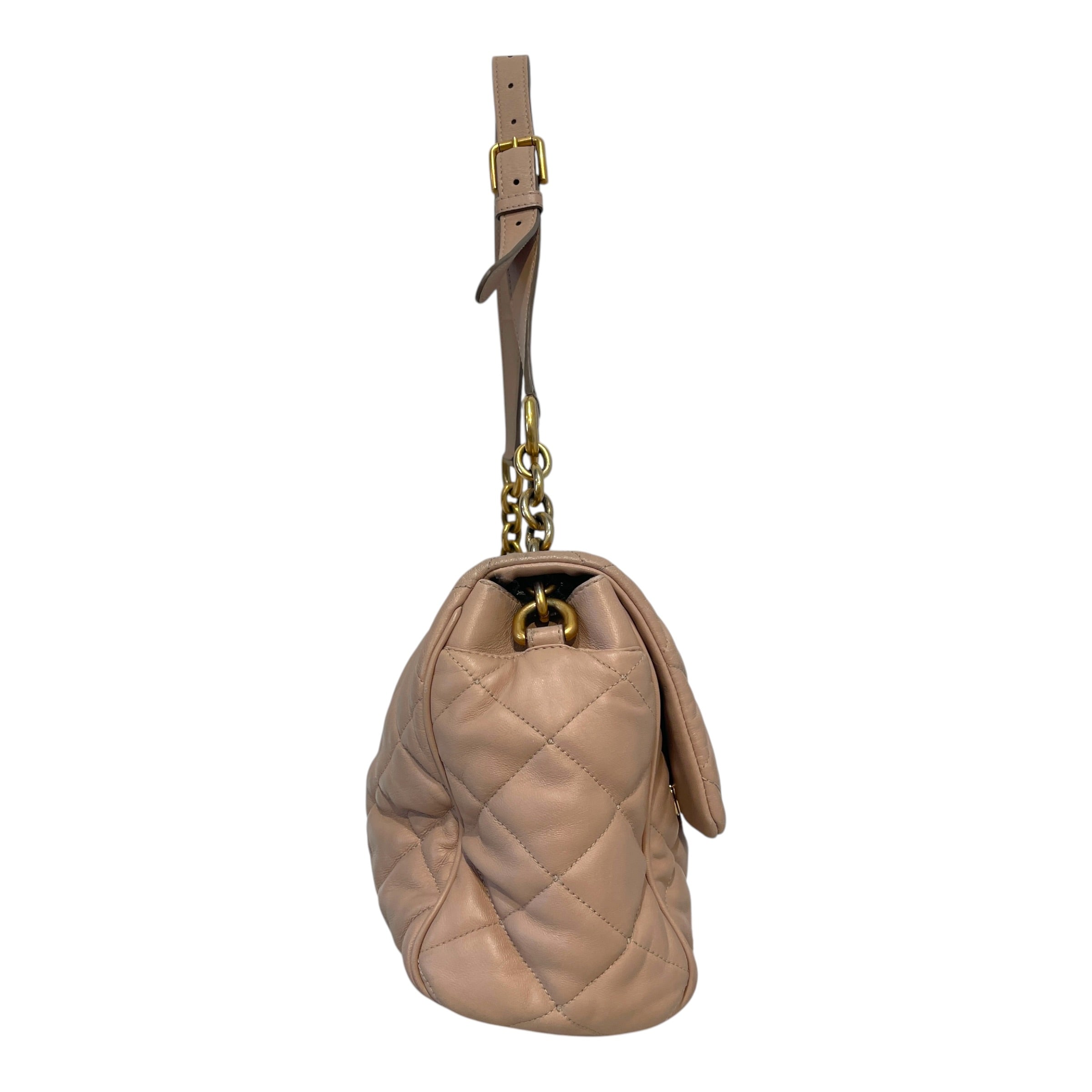 DOLCE&GABBANA/Hand Bag/Leather/PNK/Miss Kate Quilted Leather Bag view 3