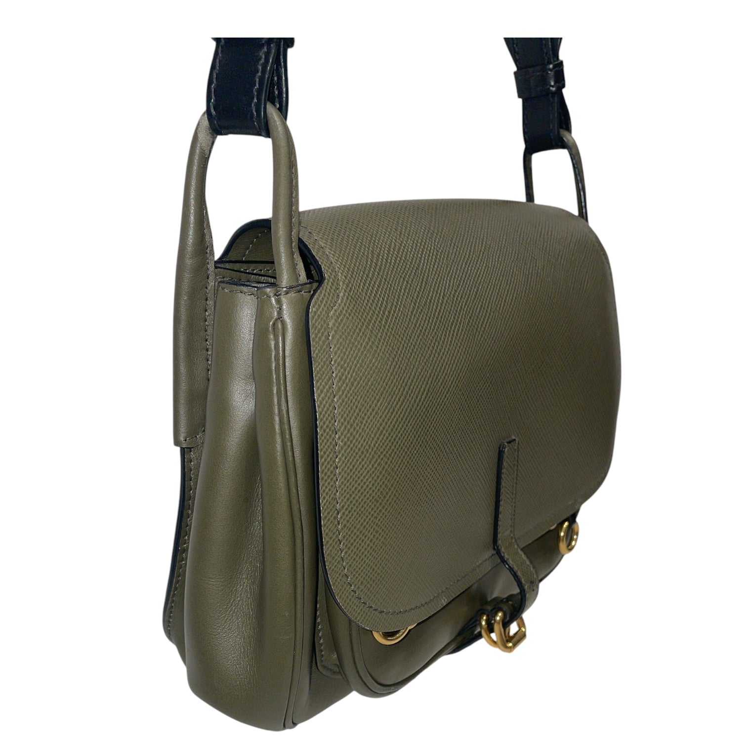 PRADA/Cross Body Bag/Leather/GRN/Corsaire 180 view 6