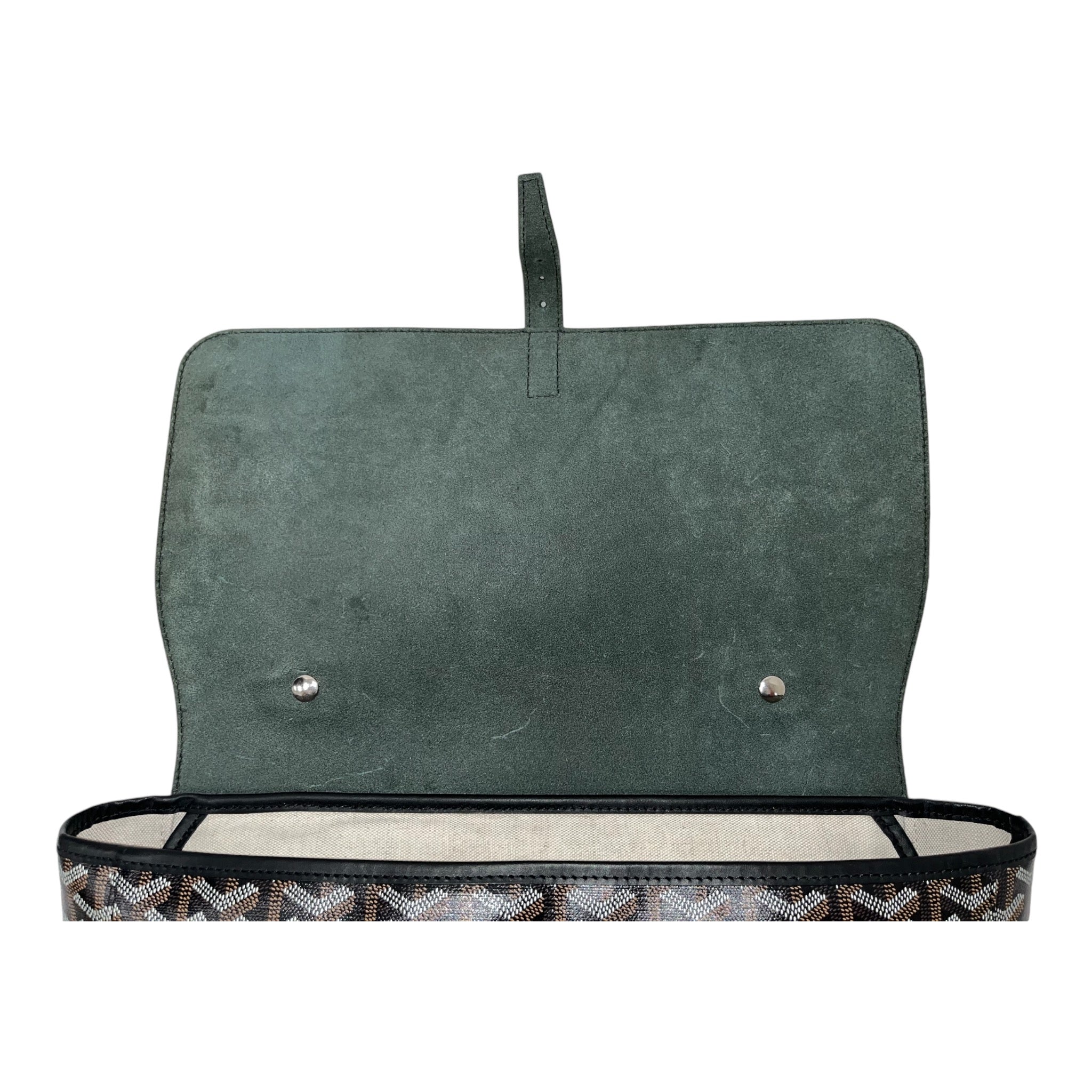 GOYARD/Cross Body Bag/L/Monogram/Leather/BRW/CITADIN MESSENGER BAG view 6
