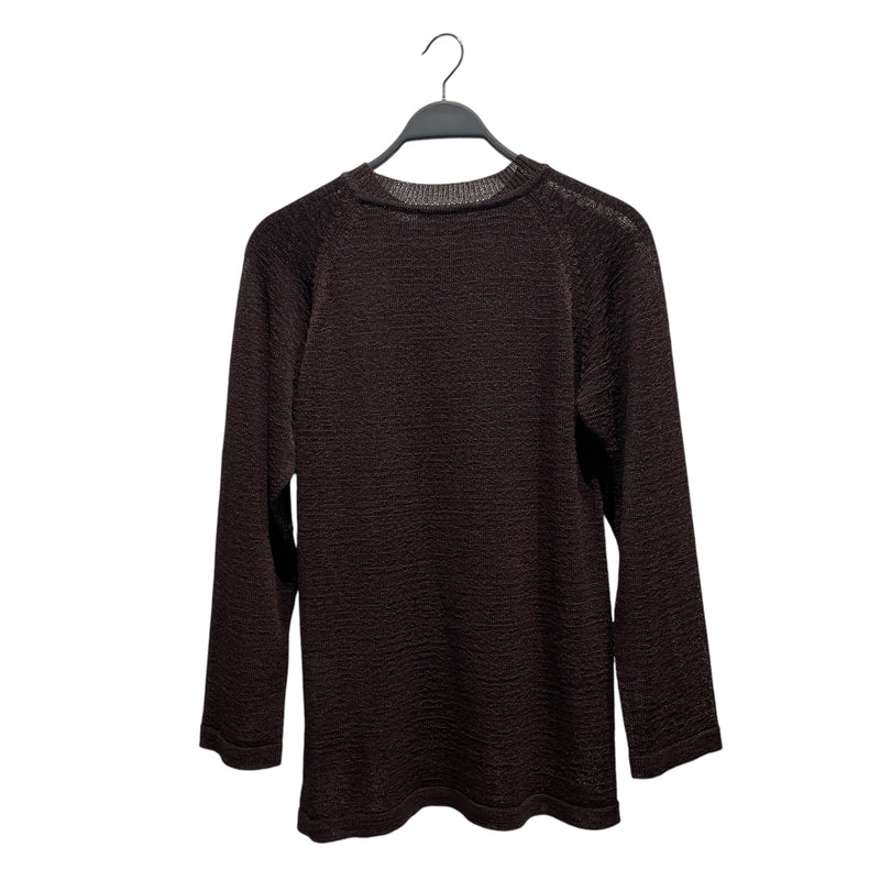ISSEY MIYAKE/LS T-Shirt/BRW/