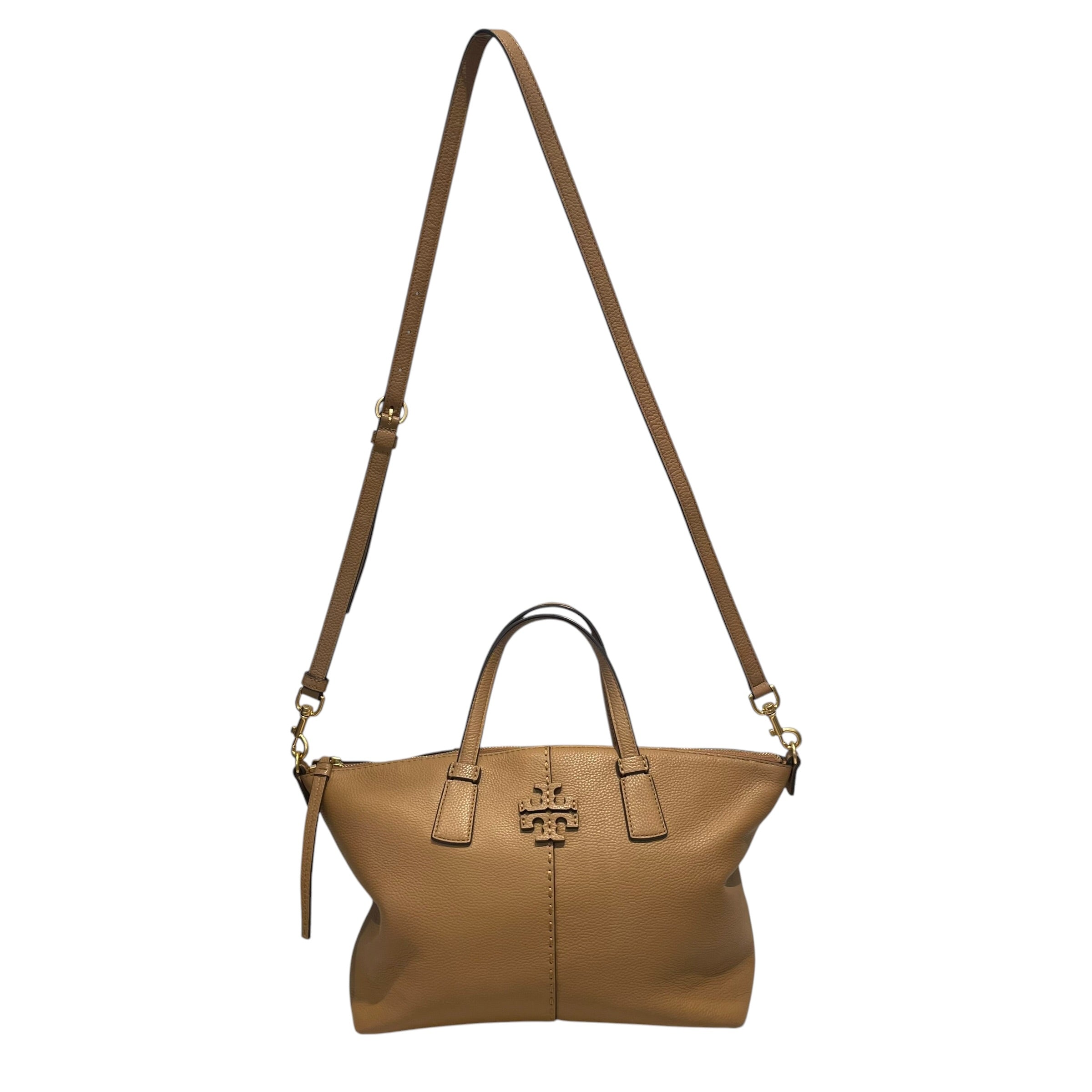 TORY BURCH/Tote Bag/Leather/CML/McGraw Pebble view 1