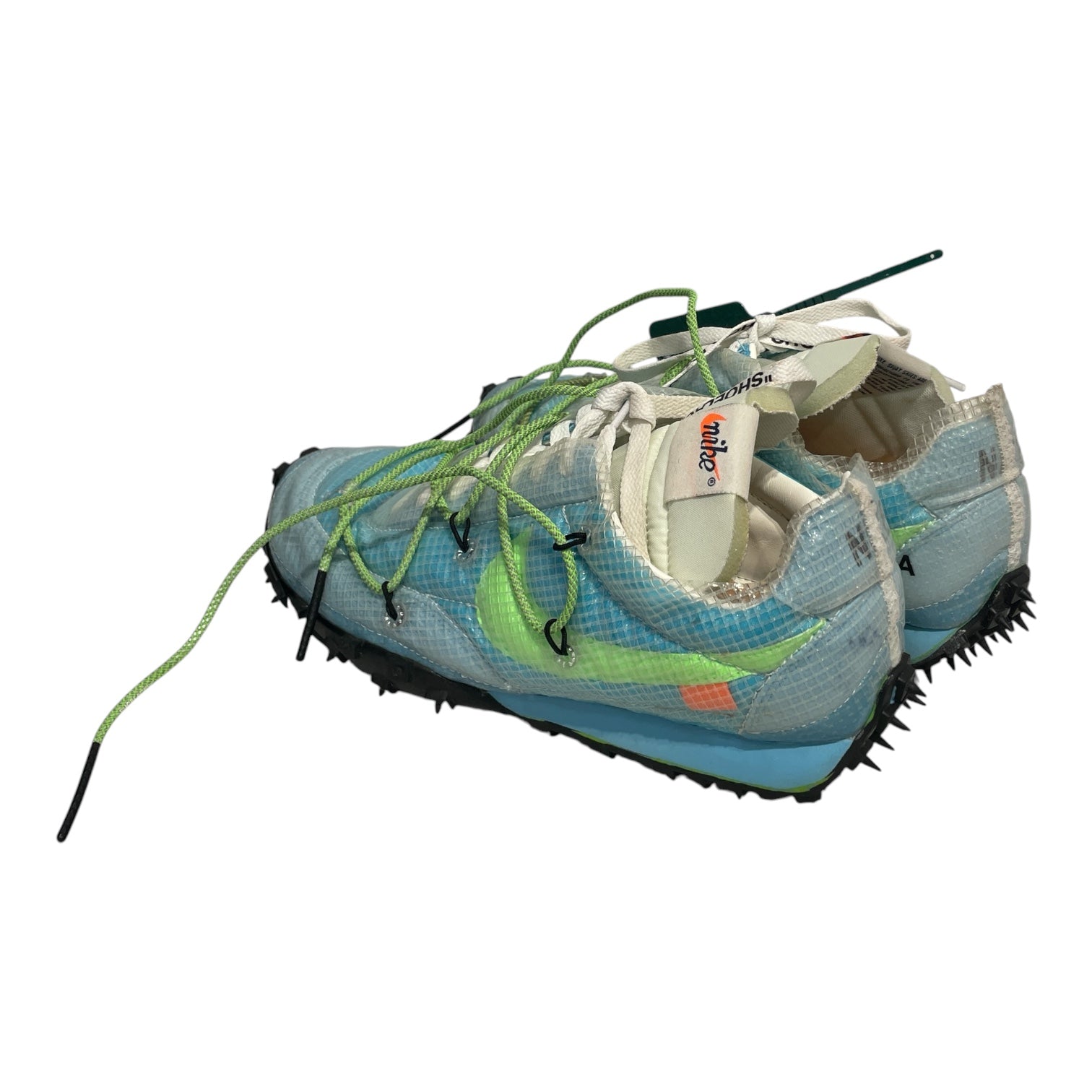 NIKE/OFF-WHITE/Low-Sneakers/US 10/BLU/WAFFLE RACER view 2