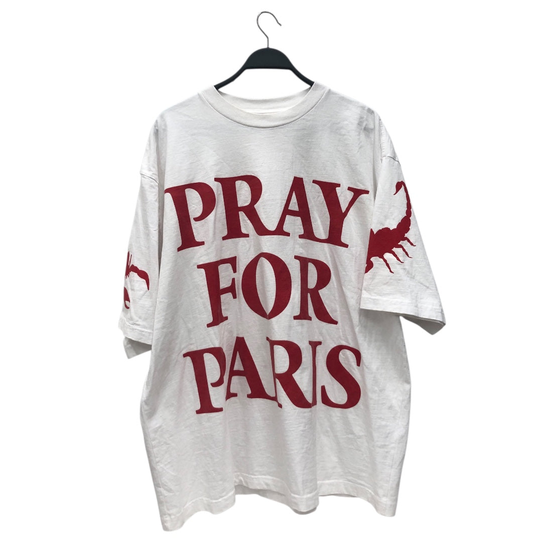 FASHION REBELS/T-Shirt/L/Cotton/WHT/WESTSIDE GUNN PRAY FOR PARIS view 1
