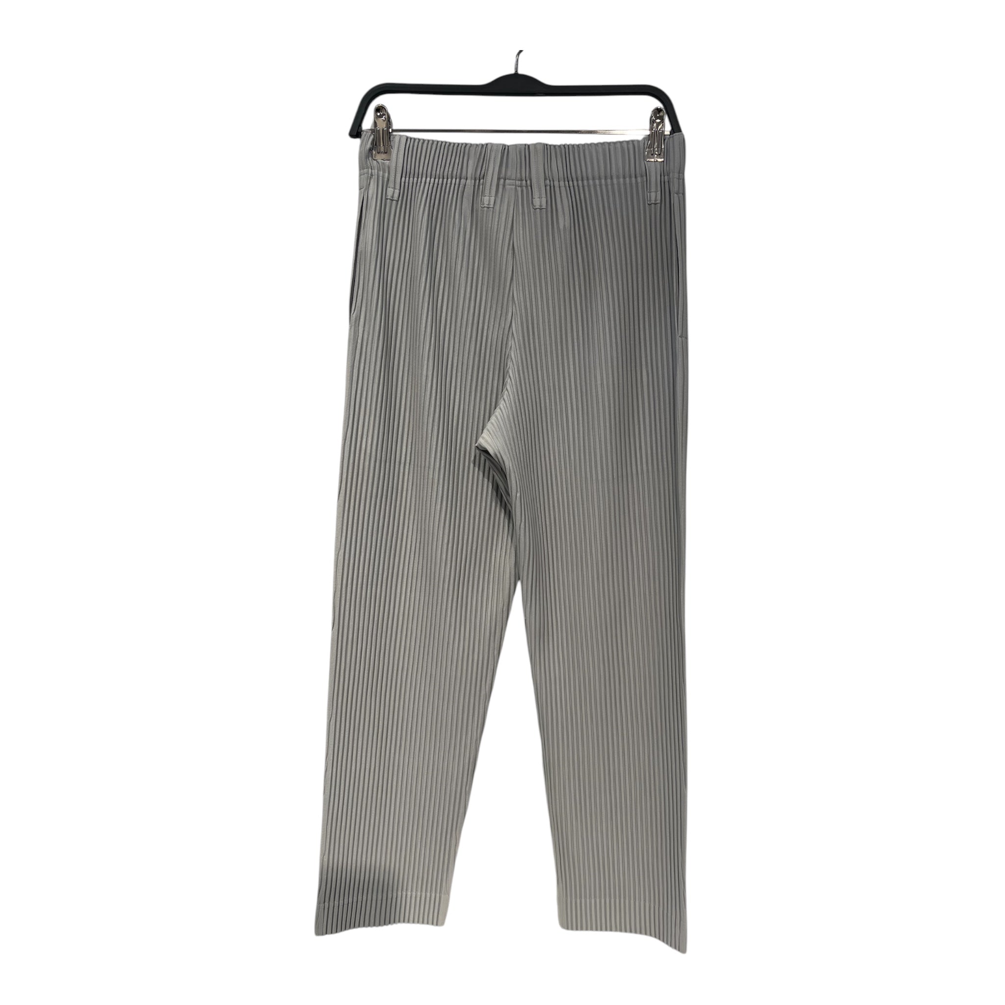 HOMME PLISSE ISSEY MIYAKE/Straight Pants/1/Polyester/GRY/HP39JF450 pleated pants view 2
