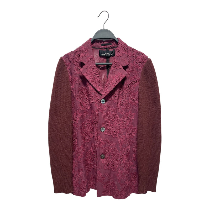 tricot COMME des GARCONS/Jacket/Floral Pattern/Polyester/BRD/