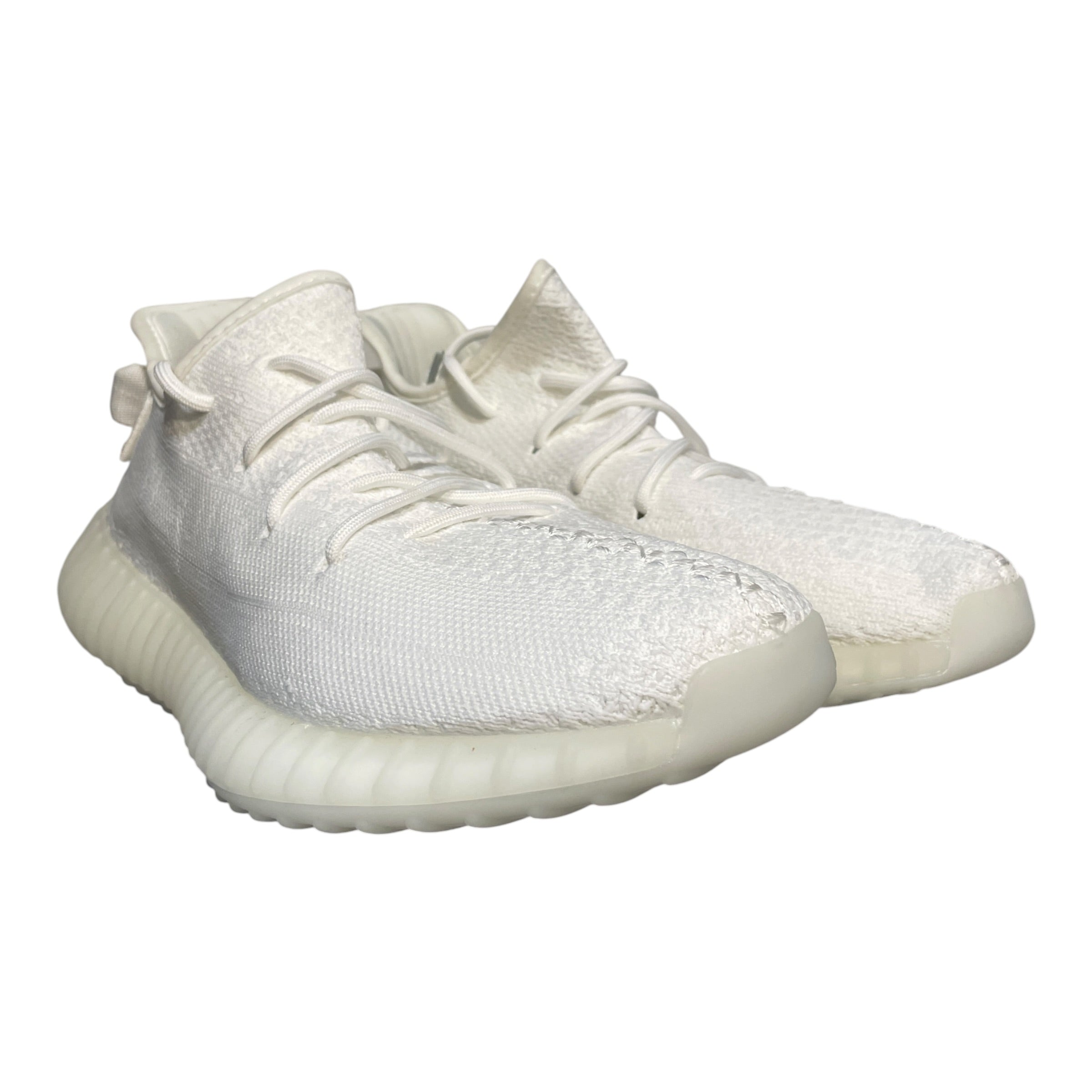 adidas/YEEZY/Low-Sneakers/US 10/Cotton/WHT/350 All White view 1