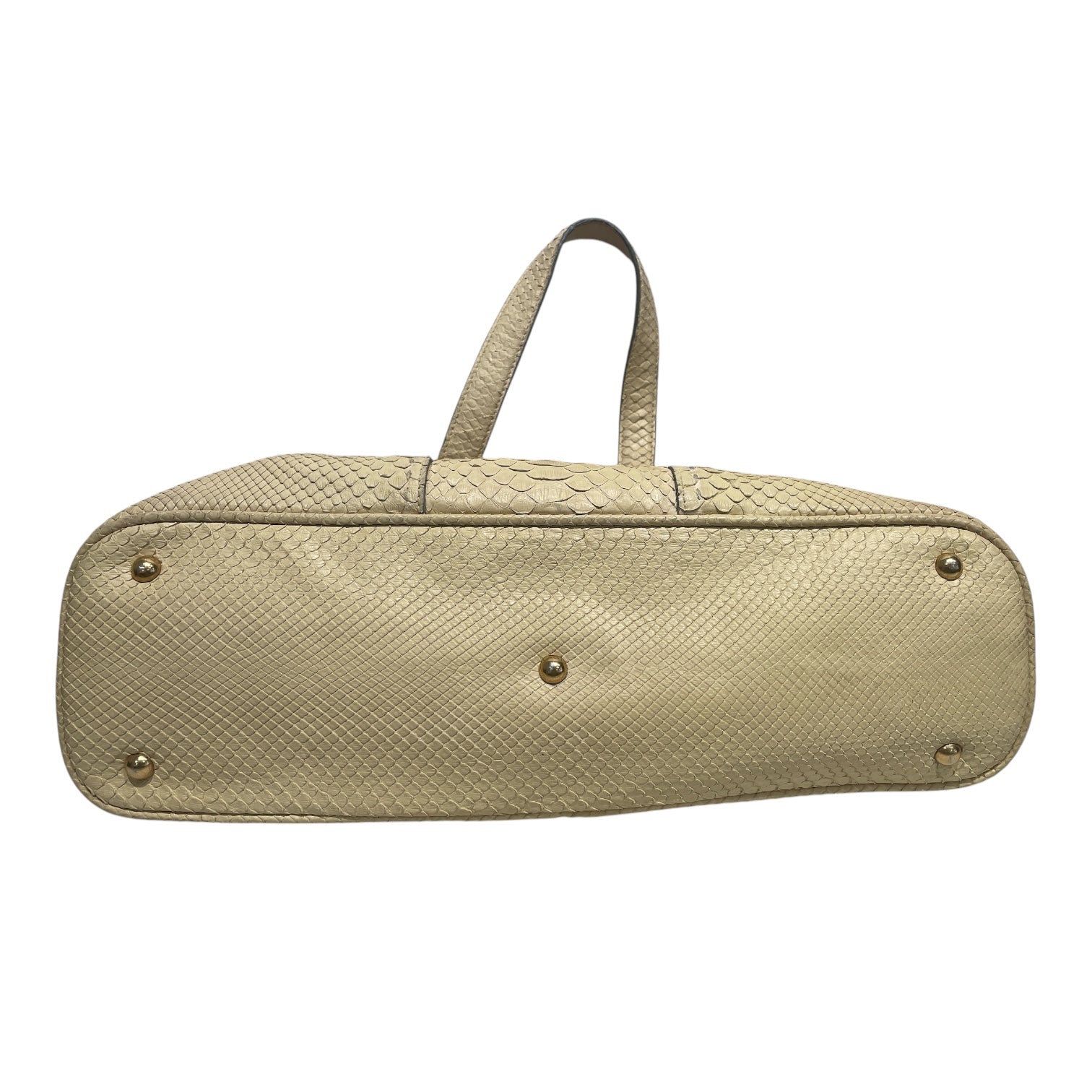 YVES SAINT LAURENT rive gauche/Hand Bag/Animal Pattern/Leather/CRM/156464 Muse Snake view 3